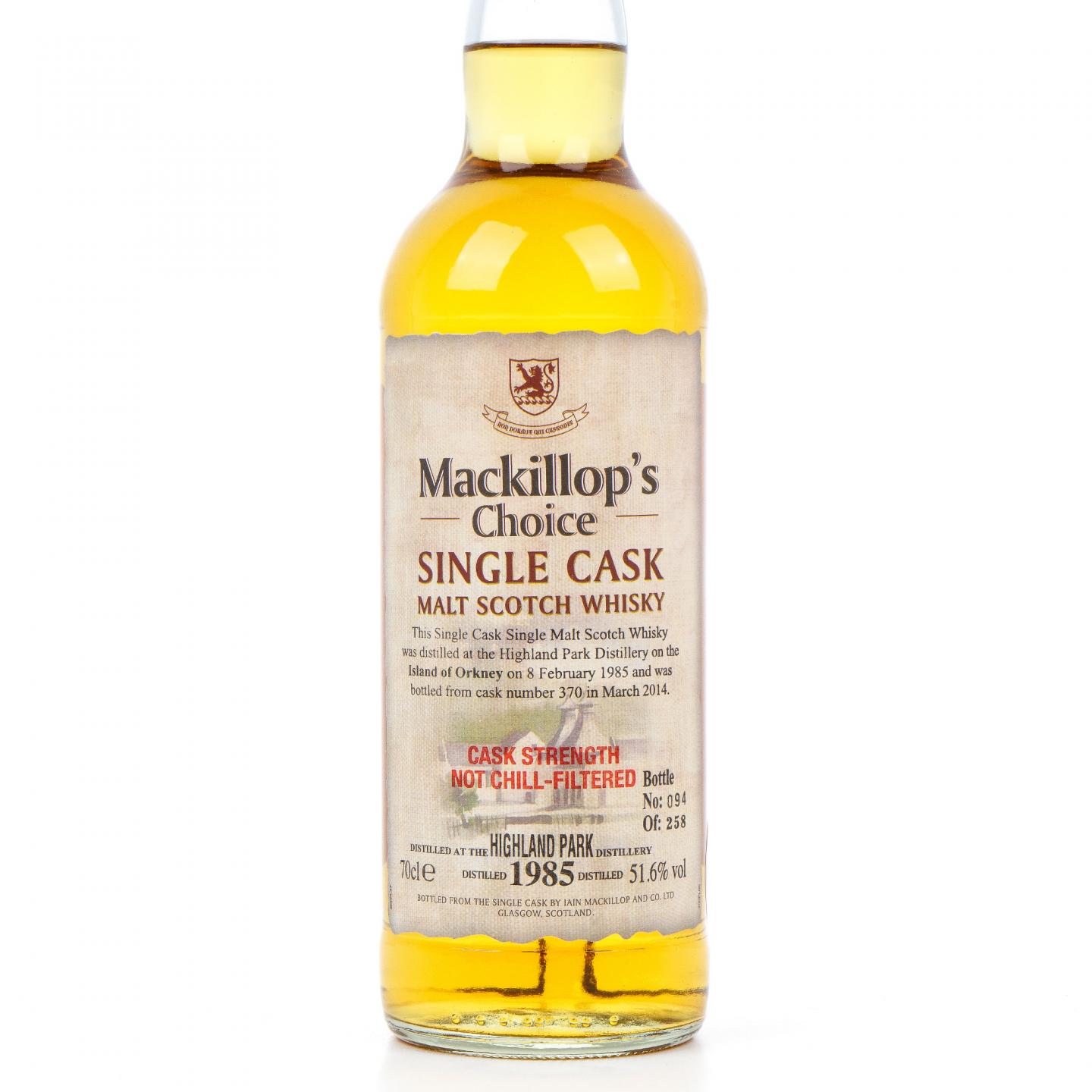 Highland Park 高原骑士 1985-2014 McC 单桶桶强#370