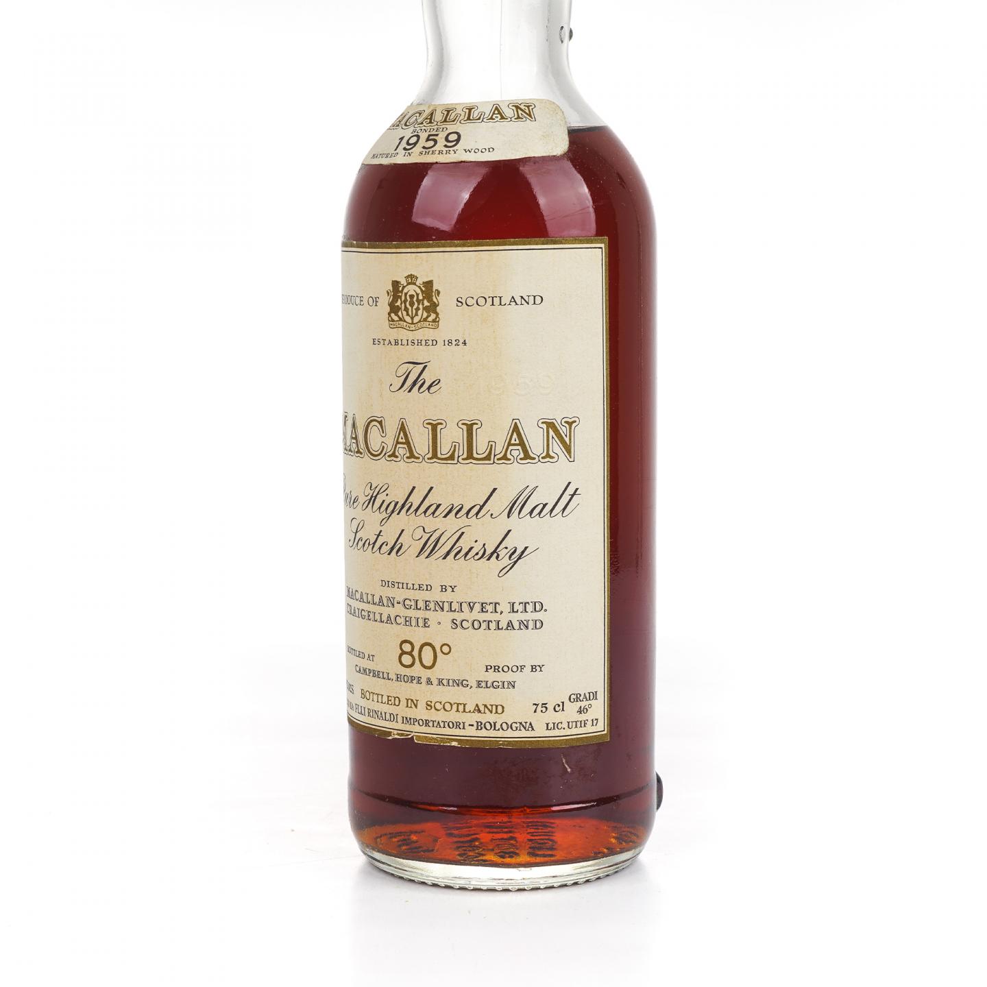 Macallan 麦卡伦 1959 80°proof 750ml