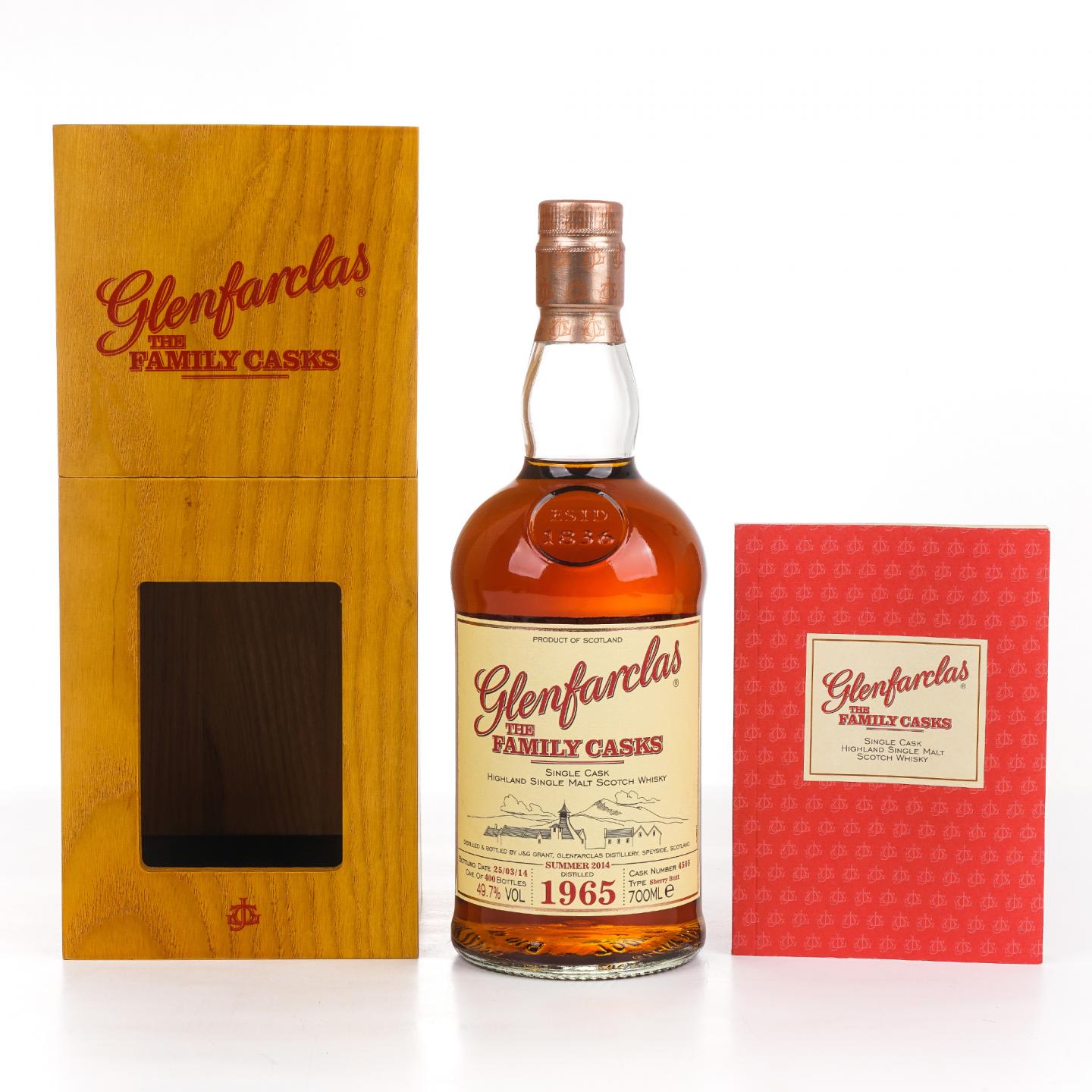 Glenfarclas 格兰花格 1965-2014 家族桶 雪莉单桶#4505