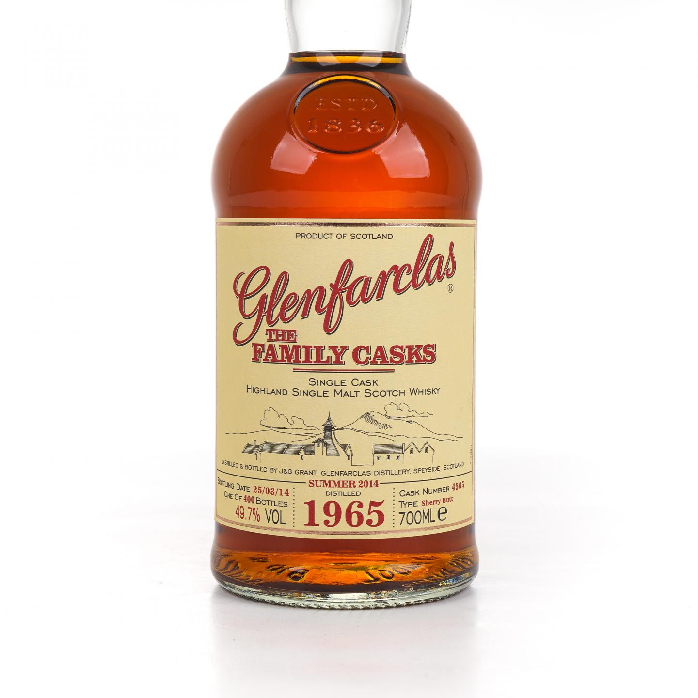 Glenfarclas 格兰花格 1965-2014 家族桶 雪莉单桶#4505