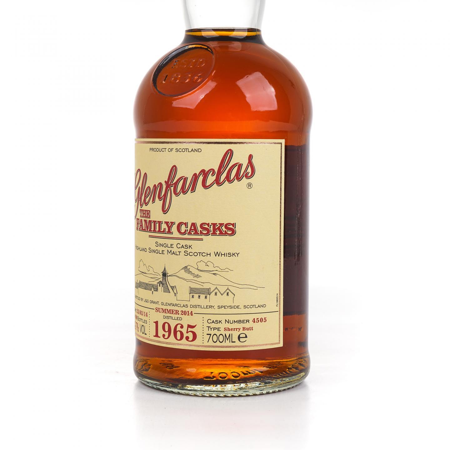 Glenfarclas 格兰花格 1965-2014 家族桶 雪莉单桶#4505