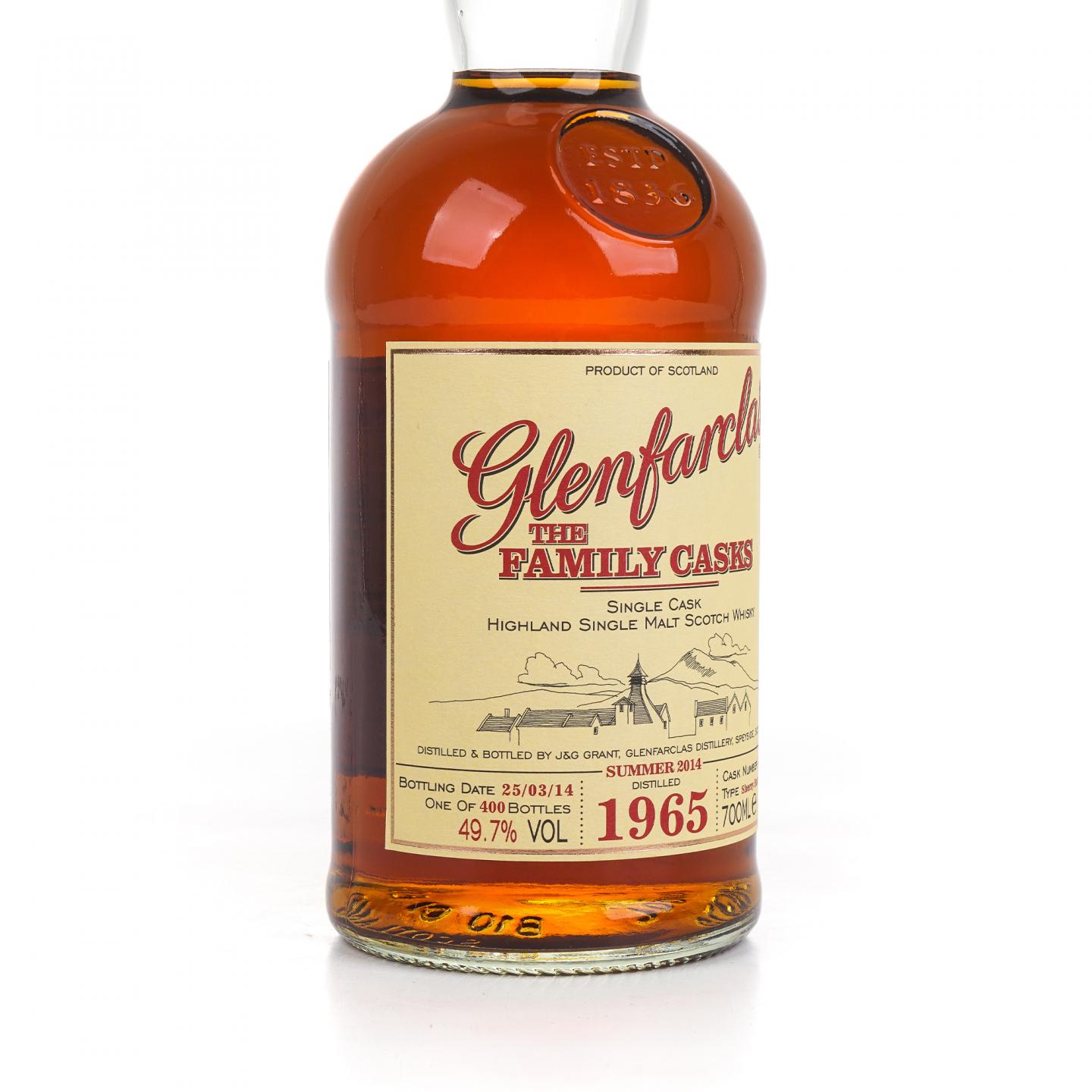 Glenfarclas 格兰花格 1965-2014 家族桶 雪莉单桶#4505