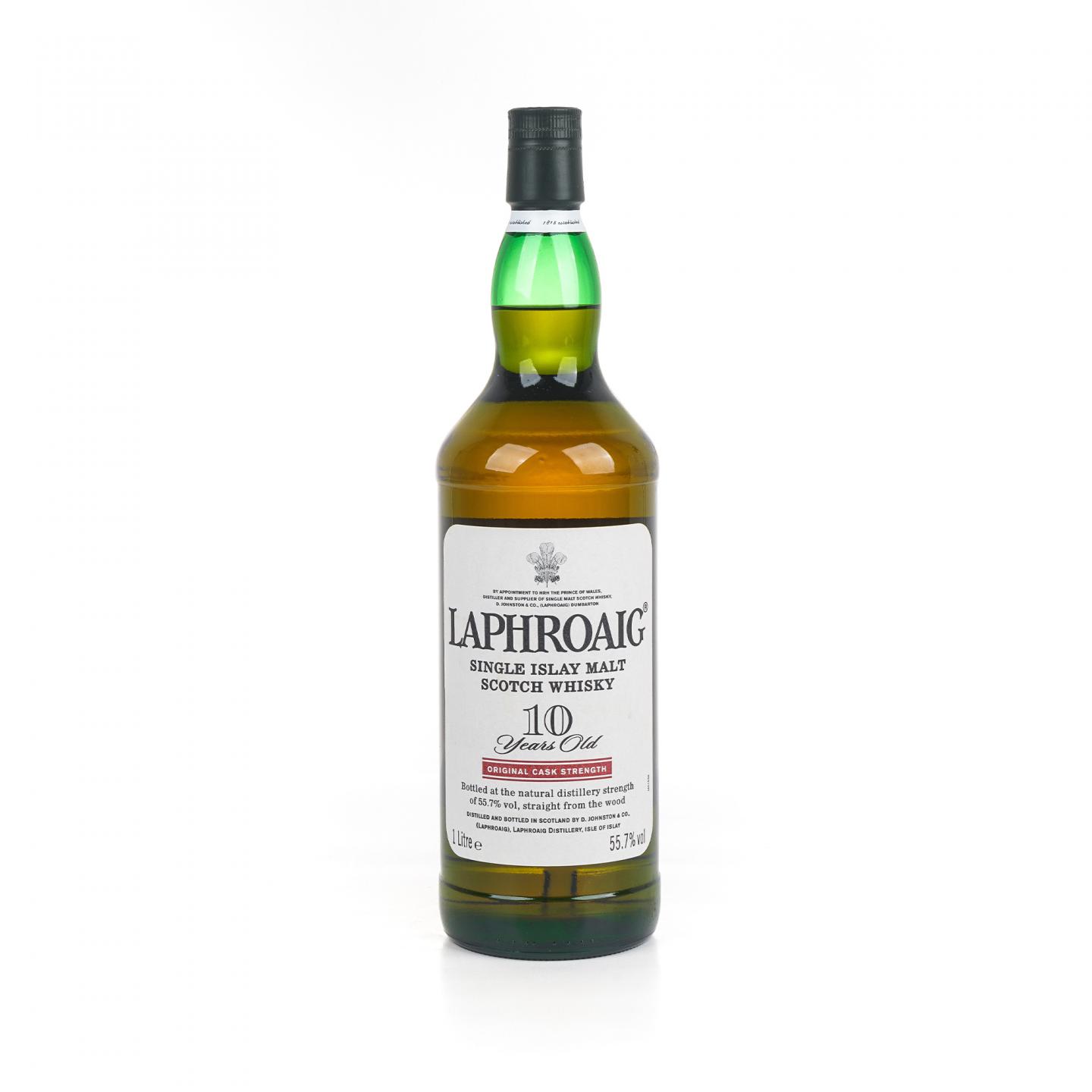 Laphroaig 拉弗格 10年 桶强 小红标 55.7% 1升装