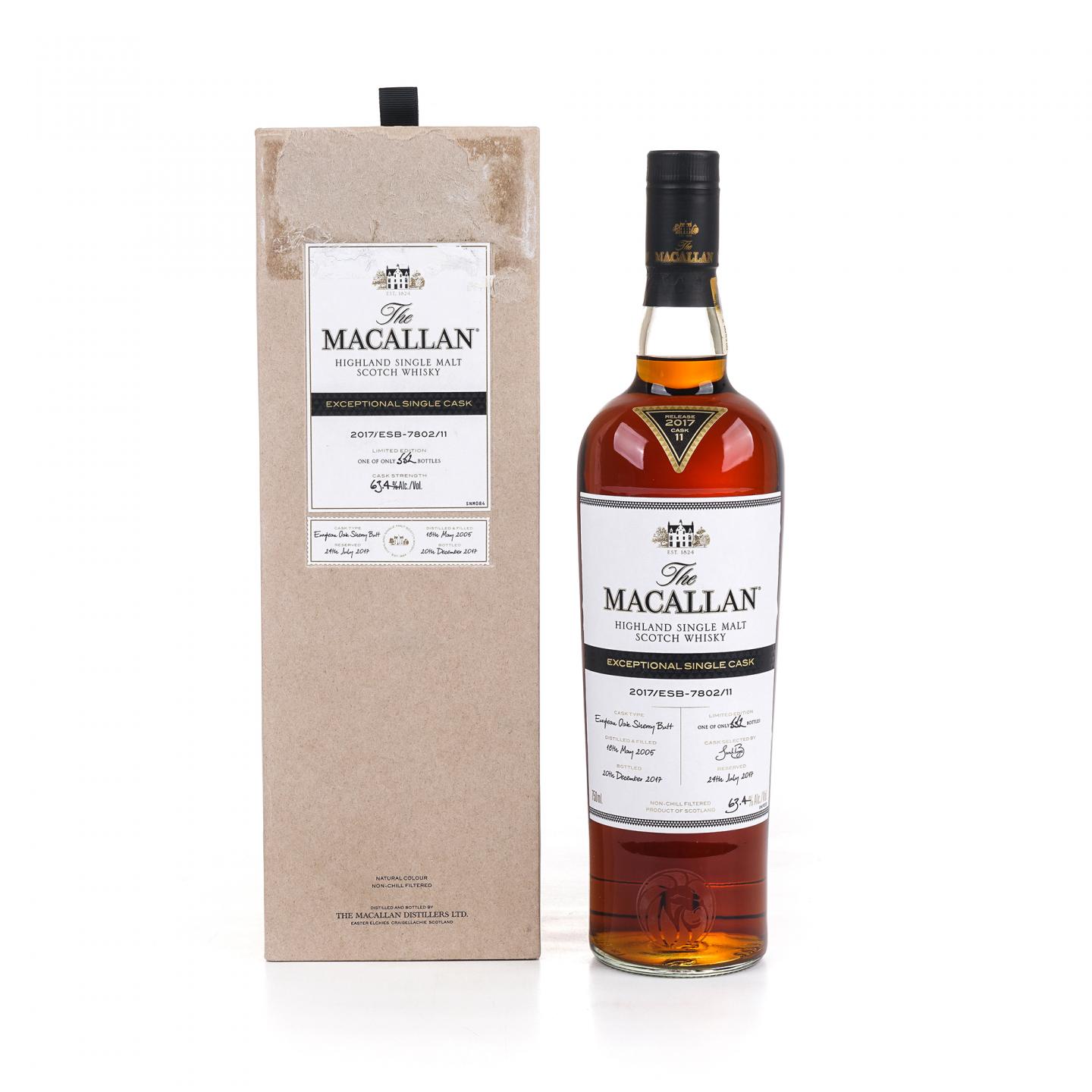 Macallan 麦卡伦 2005-2017 ESC雪莉单桶#7802/11 750ml