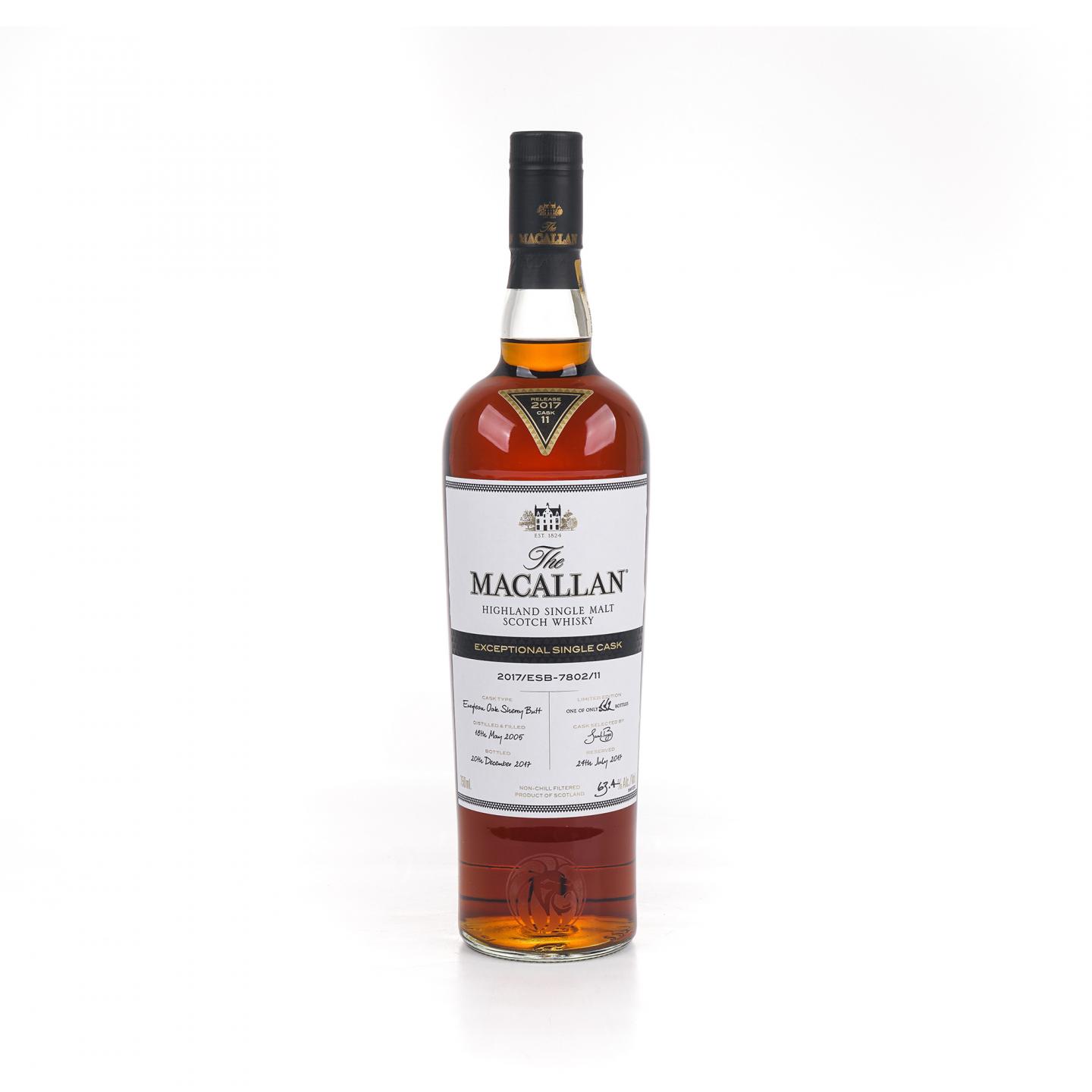 Macallan 麦卡伦 2005-2017 ESC雪莉单桶#7802/11 750ml