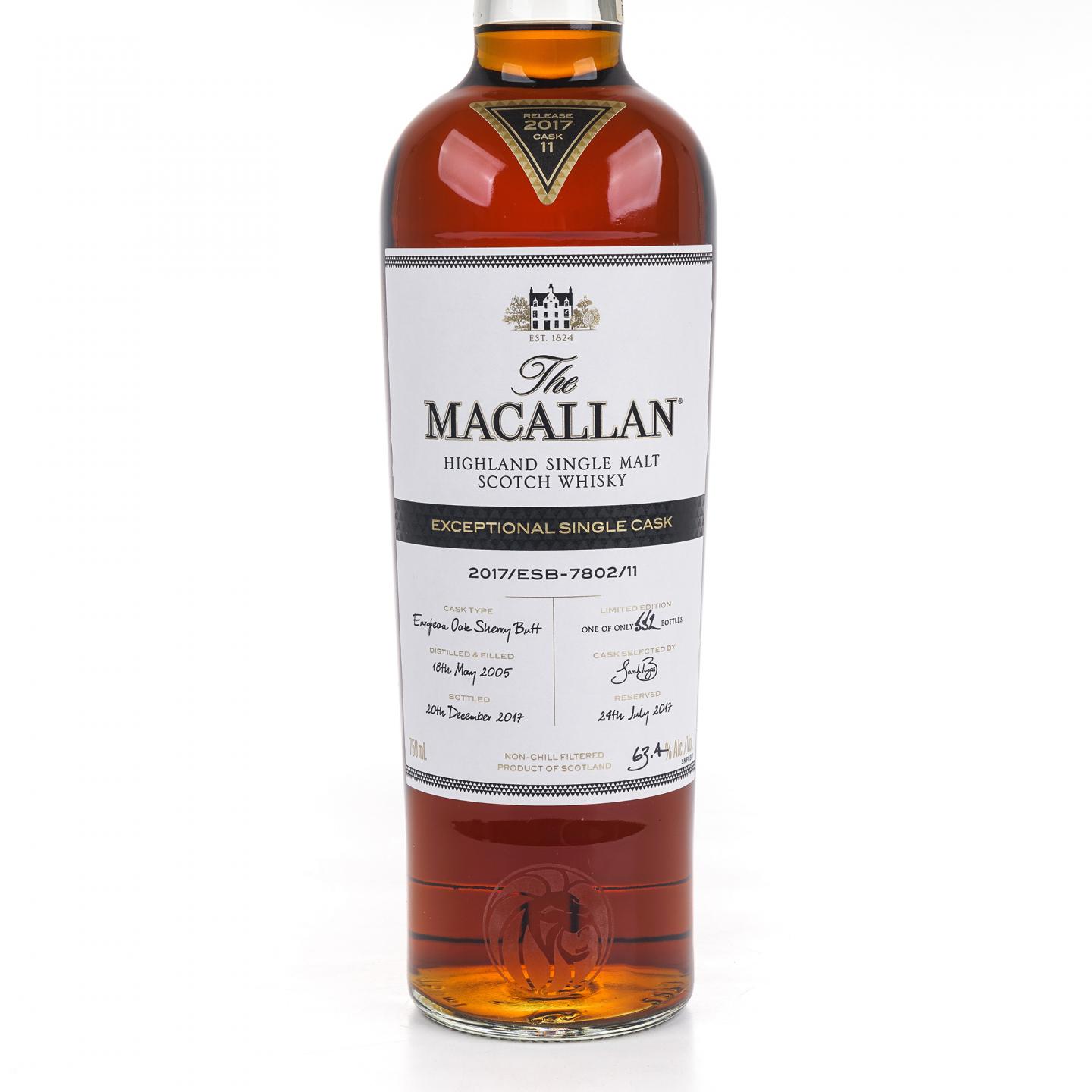 Macallan 麦卡伦 2005-2017 ESC雪莉单桶#7802/11 750ml