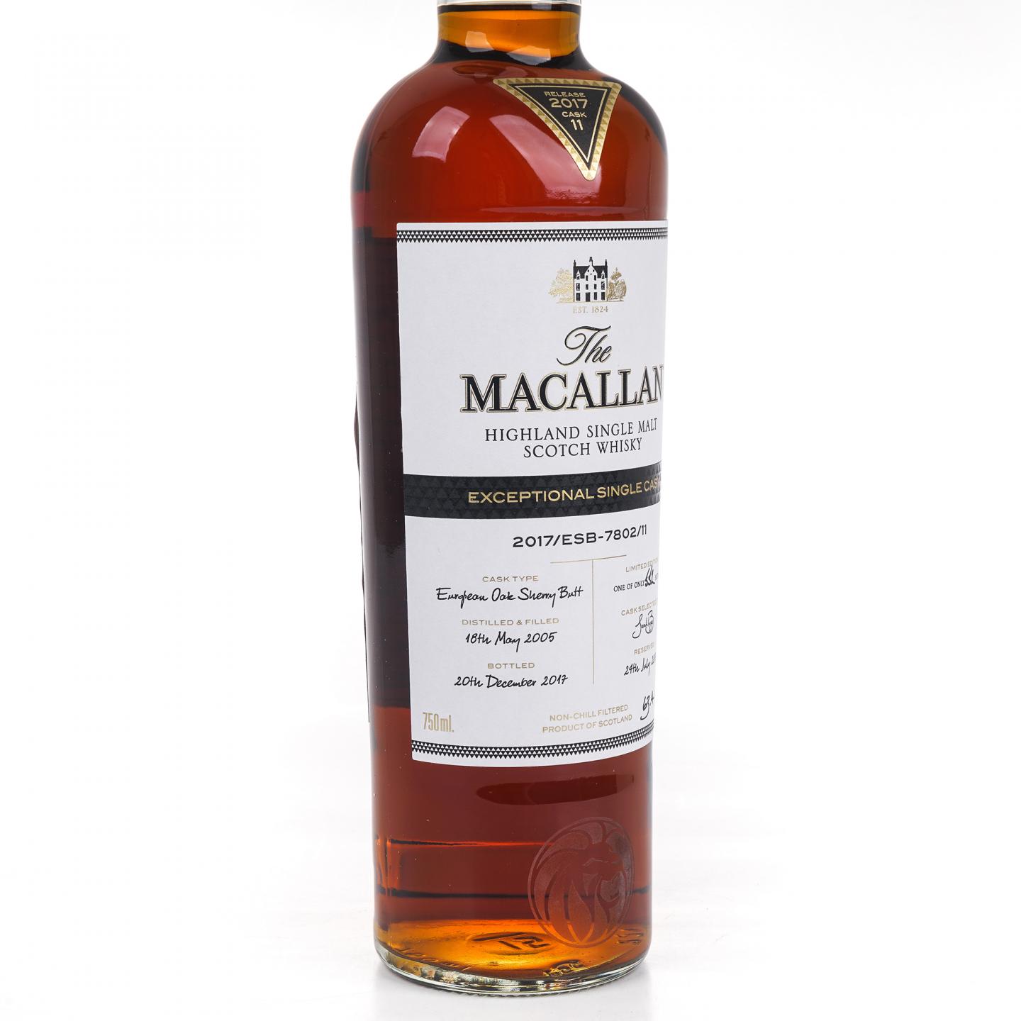 Macallan 麦卡伦 2005-2017 ESC雪莉单桶#7802/11 750ml