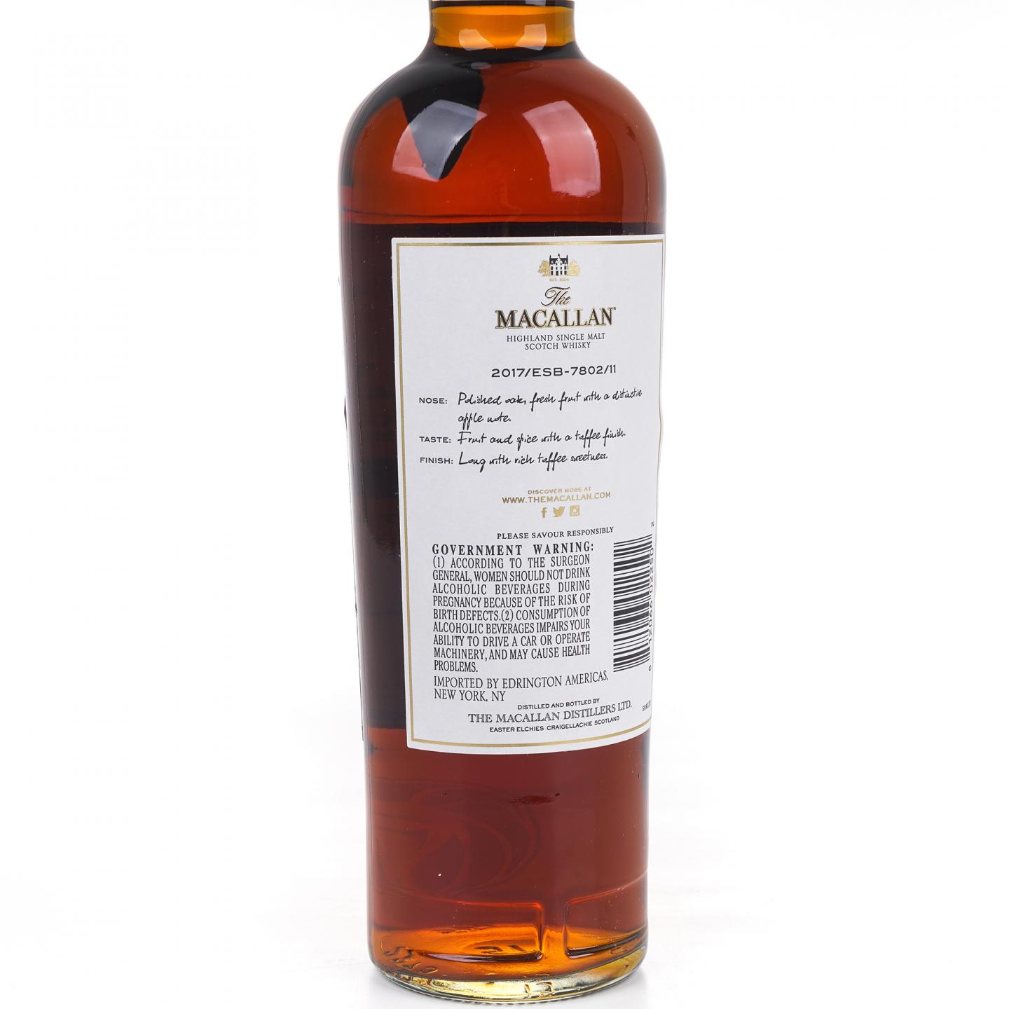 Macallan 麦卡伦 2005-2017 ESC雪莉单桶#7802/11 750ml
