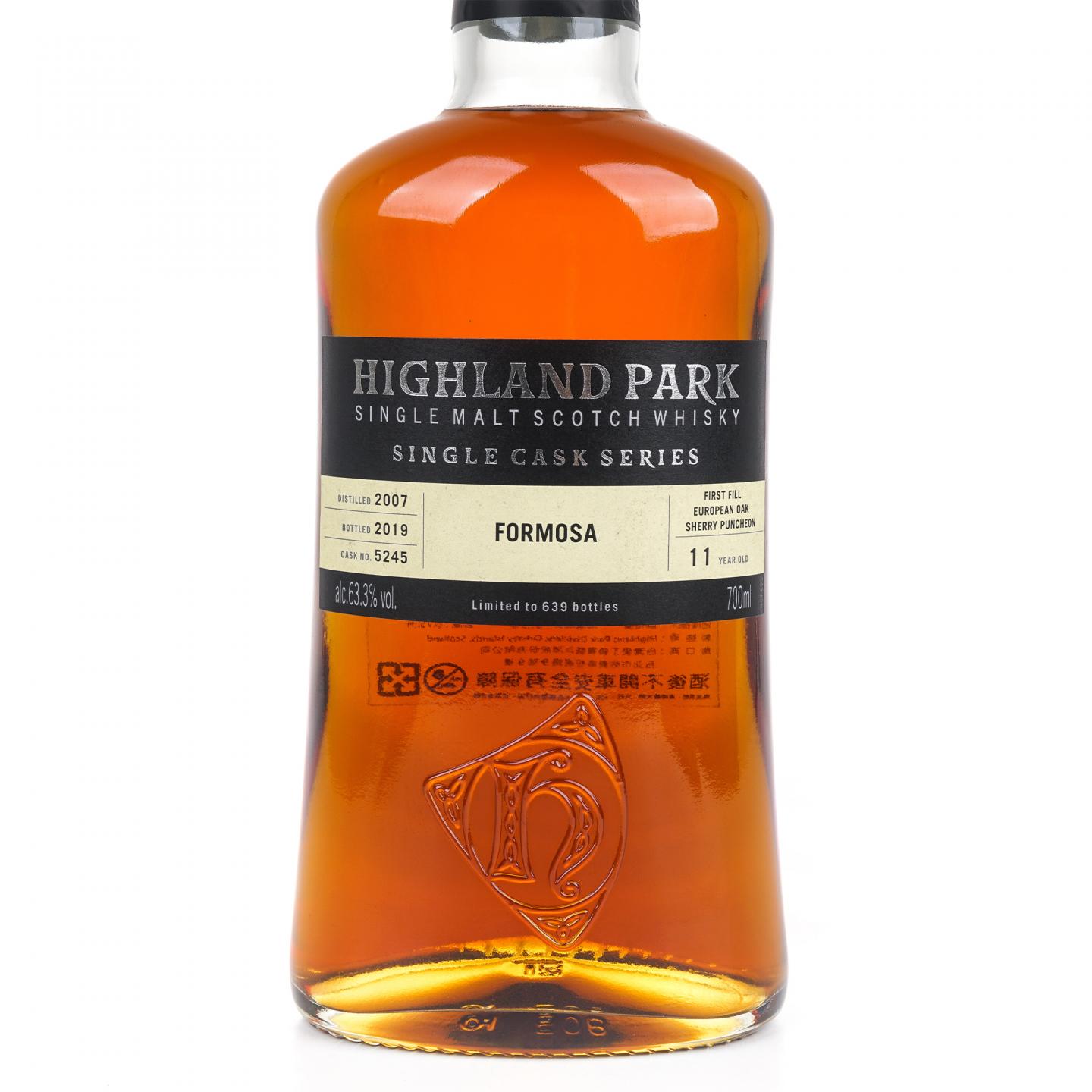 Highland Park 高原骑士 11年 2007-2019 雪莉单桶#5245 Formosa
