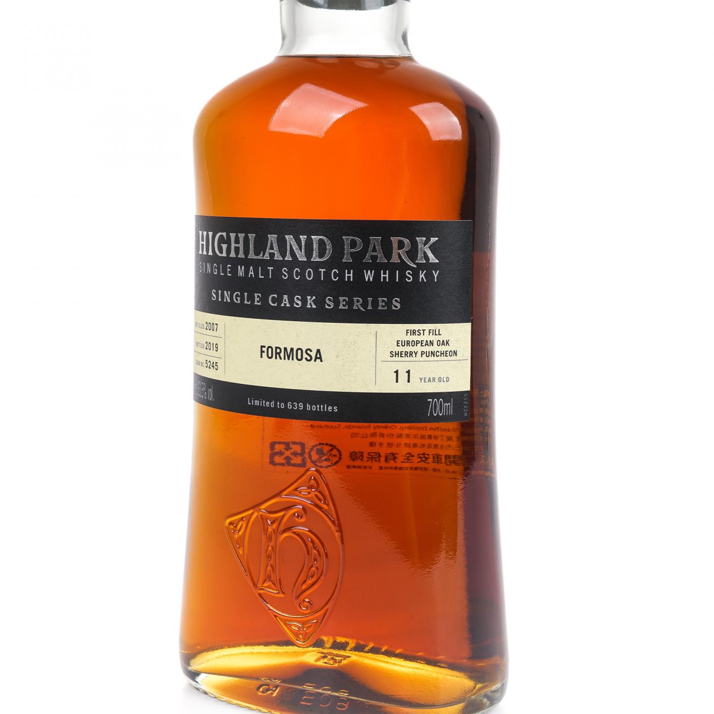 Highland Park 高原骑士 11年 2007-2019 雪莉单桶#5245 Formosa