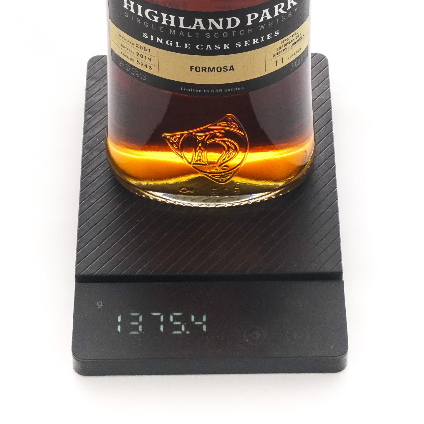 Highland Park 高原骑士 11年 2007-2019 雪莉单桶#5245 Formosa