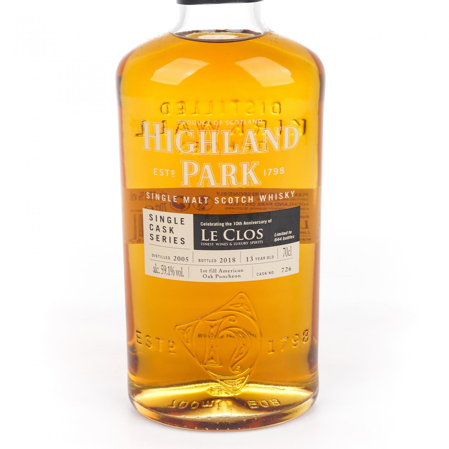 Highland Park 高原骑士 13年 2005-2018 单桶#726