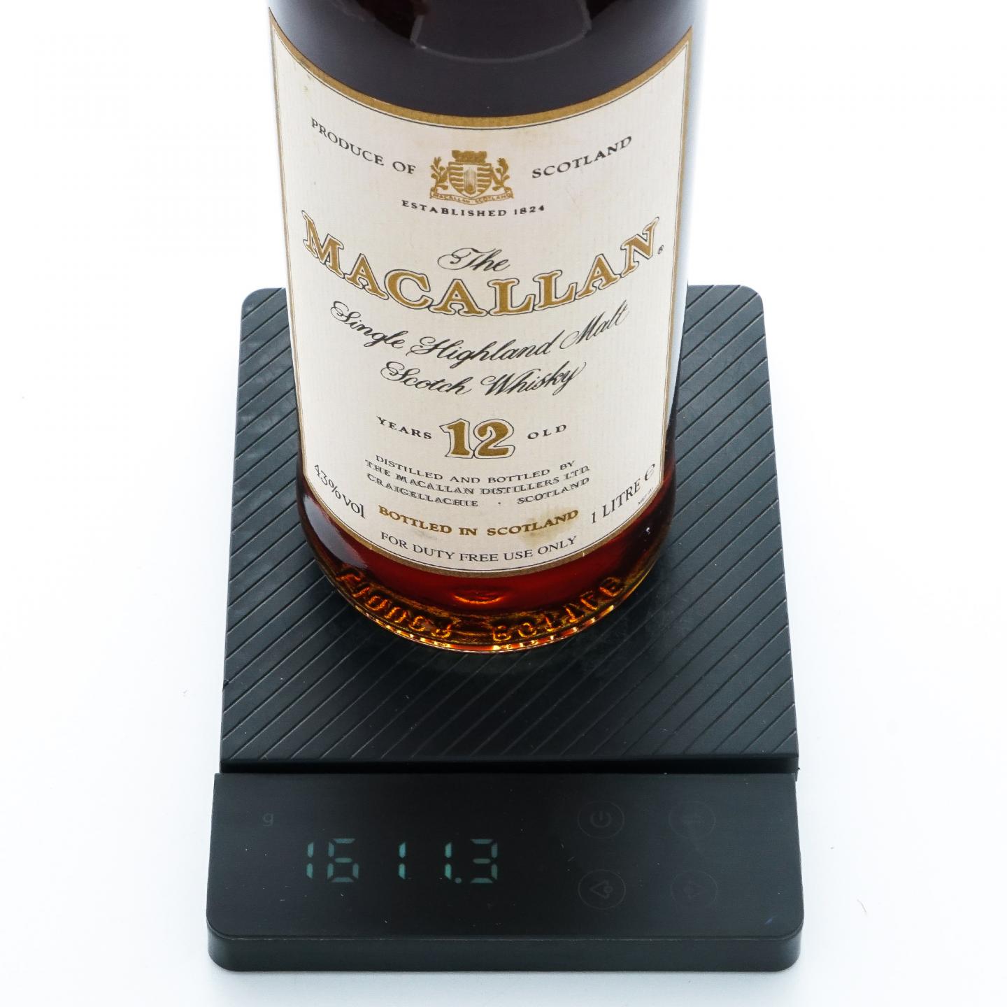 Macallan 麦卡伦 12年 雪莉桶 1升装 43%
