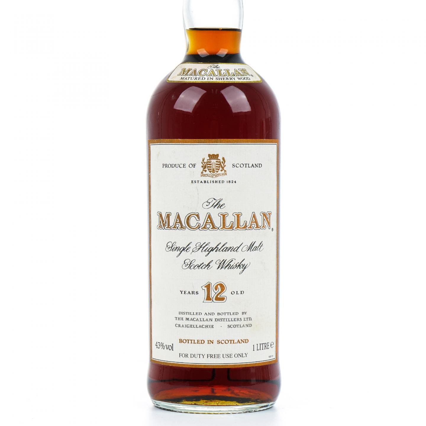 Macallan 麦卡伦 12年 雪莉桶 1000ml