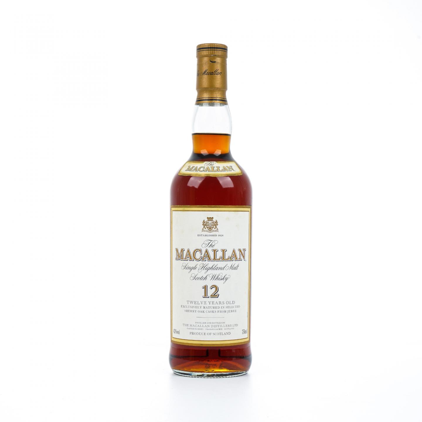 Macallan 麦卡伦 12年 雪莉桶 750ml 日版