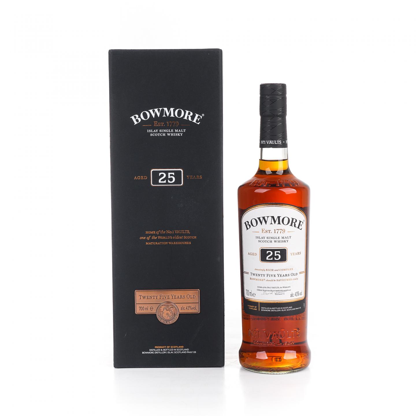 Bowmore 波摩 25年 单一麦芽 43%