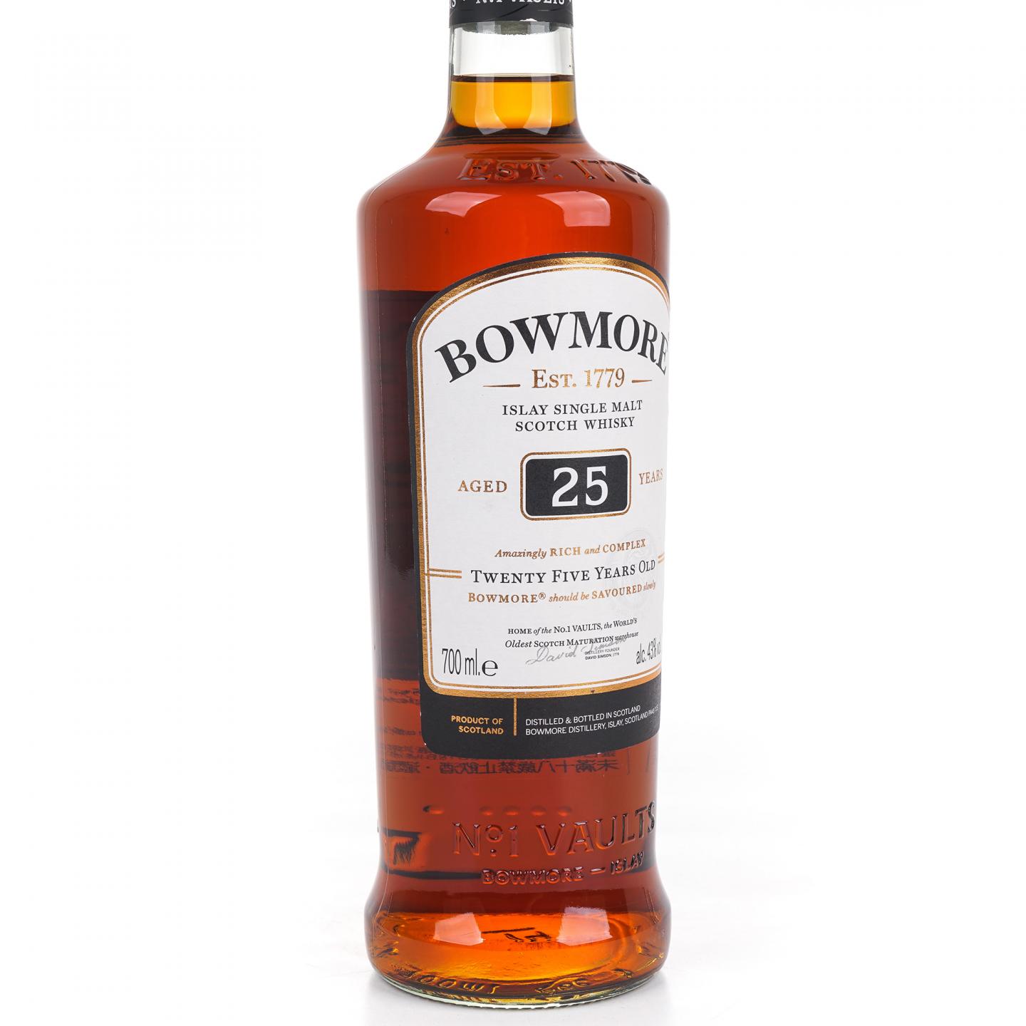 Bowmore 波摩 25年 单一麦芽 43%