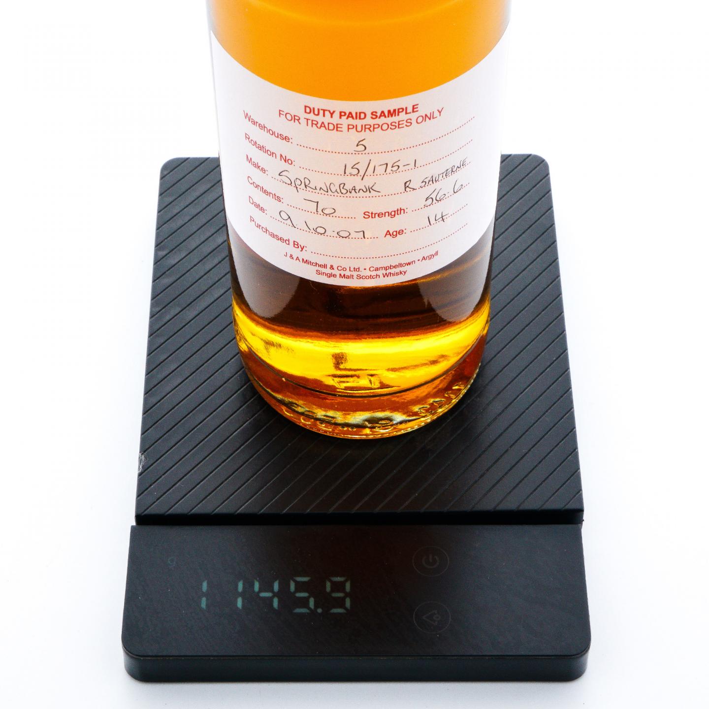 Springbank 云顶 14年 2007 完税瓶