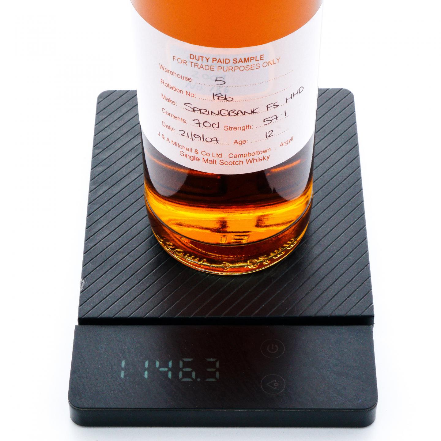 Springbank 云顶 12年 2007 完税瓶 新鲜雪莉桶