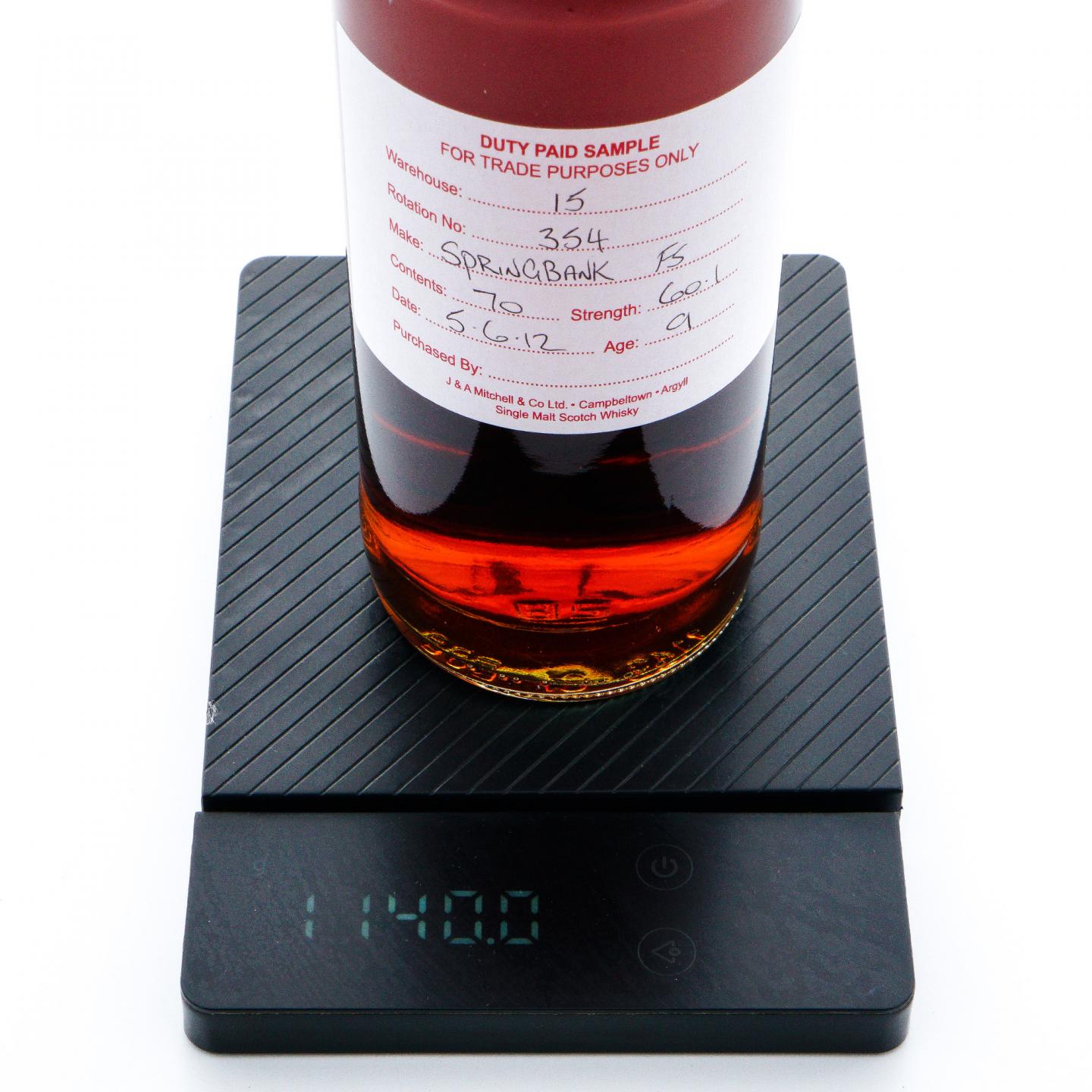 云顶 9年 2012 完税瓶 雪莉桶