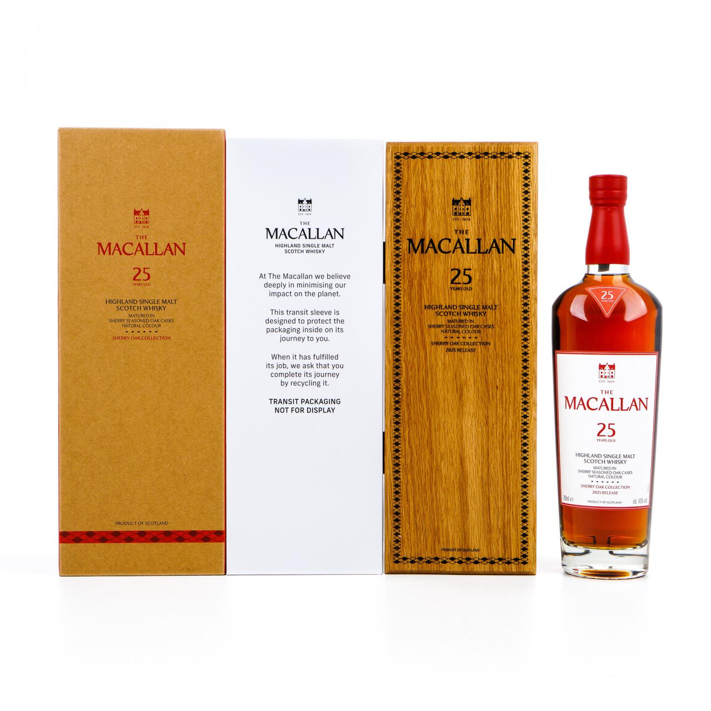 麦卡伦 25年 2025 雪莉桶 700ml