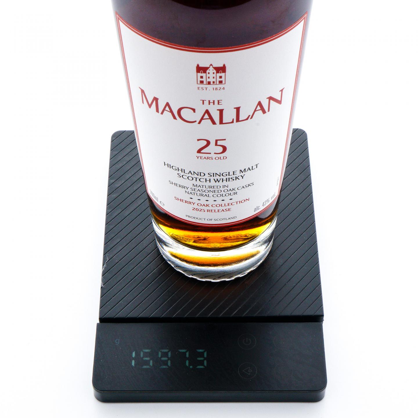 麦卡伦 25年 2025 雪莉桶 700ml