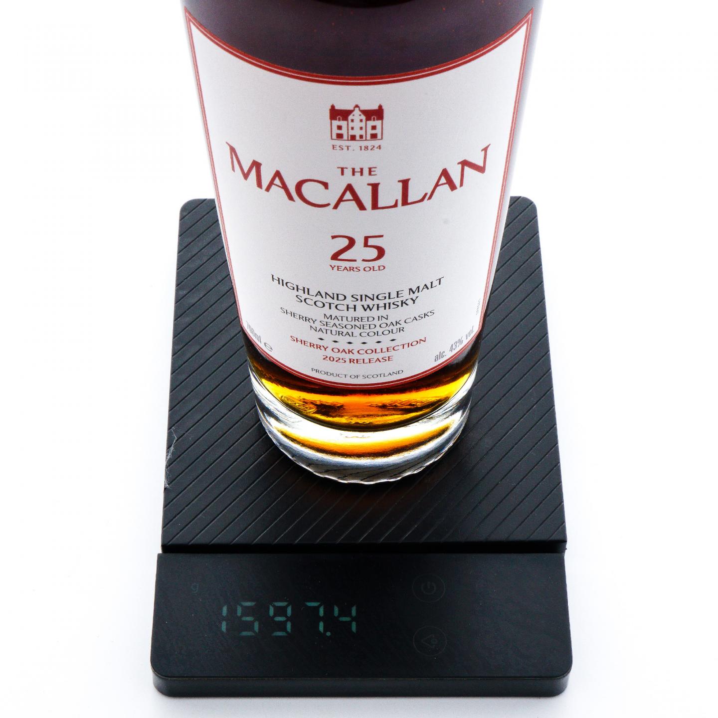 麦卡伦 25年 2025 雪莉桶 木礼盒