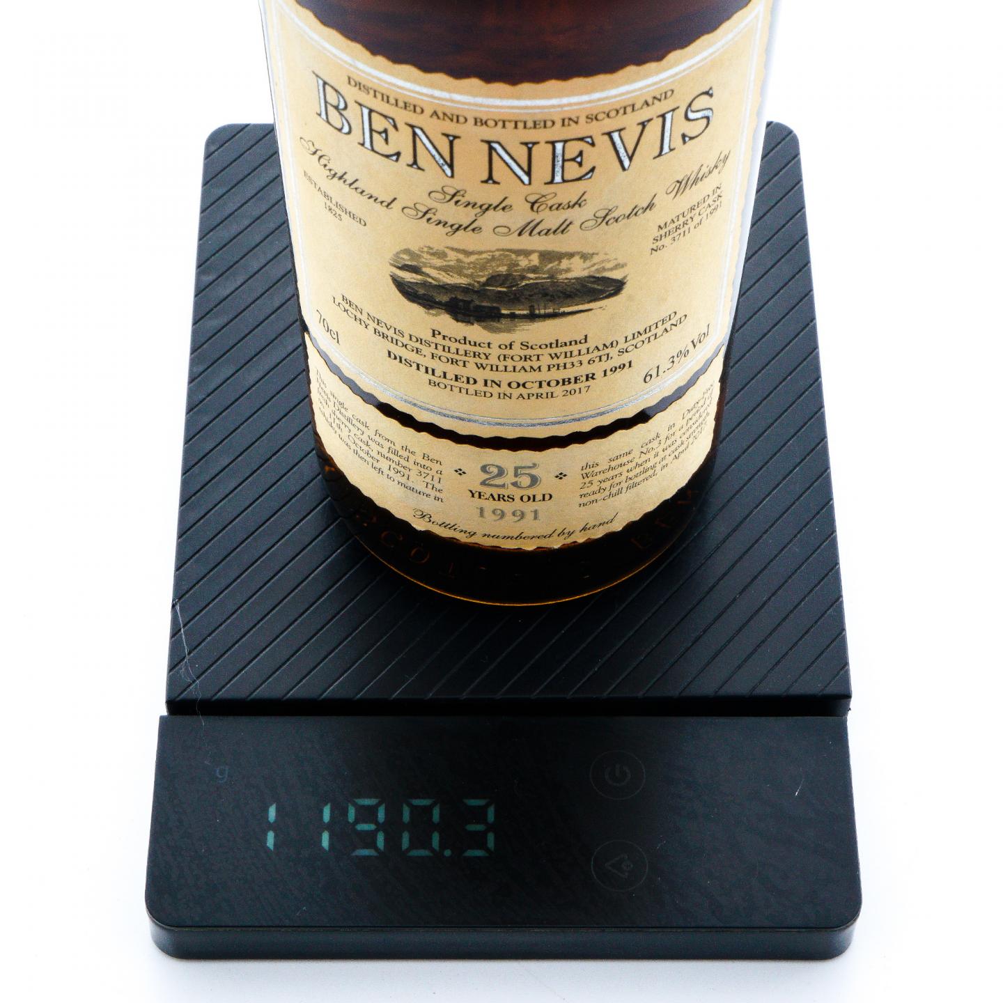 本尼维斯 25年 1991-2017 雪莉单桶#3711