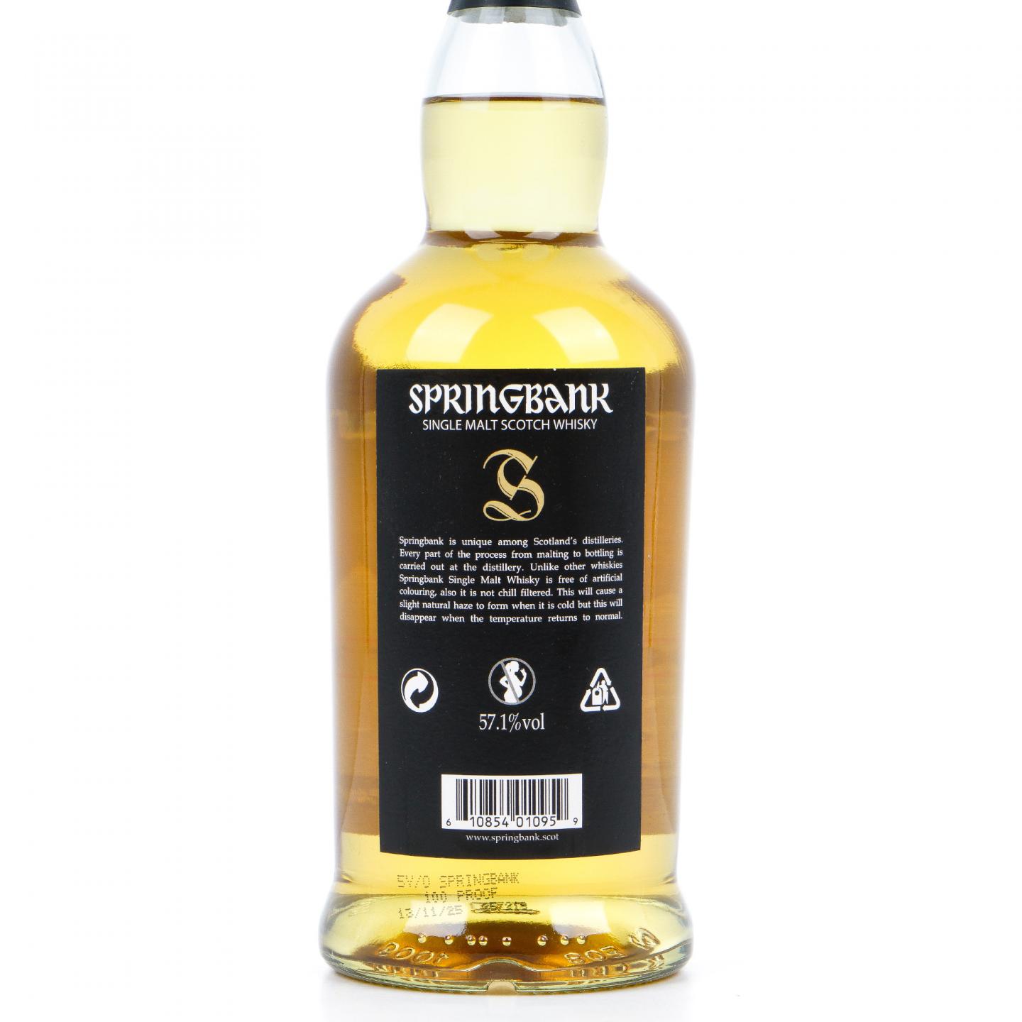 Springbank 云顶 5年 100°proof 2025版