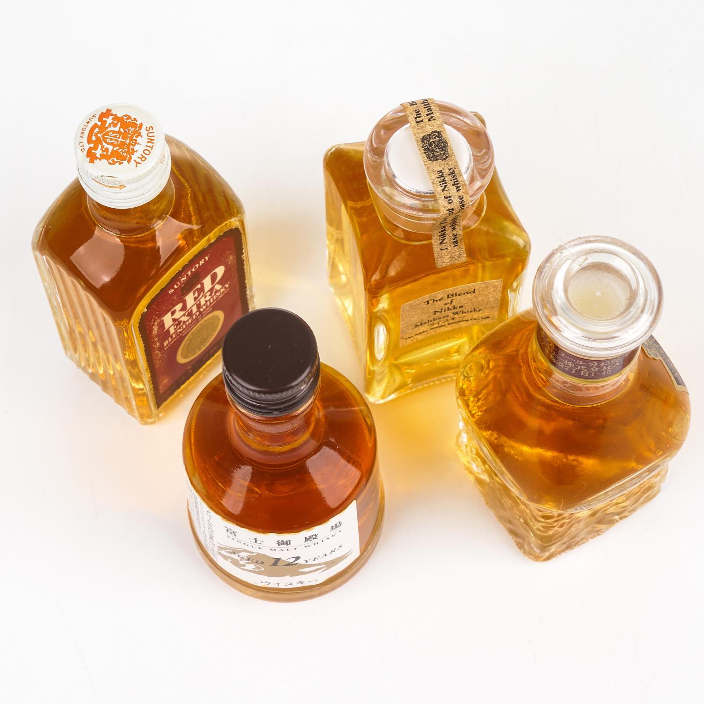 【酒版】三得利/Nikka/富士御殿场/户河内 8瓶组*50ml