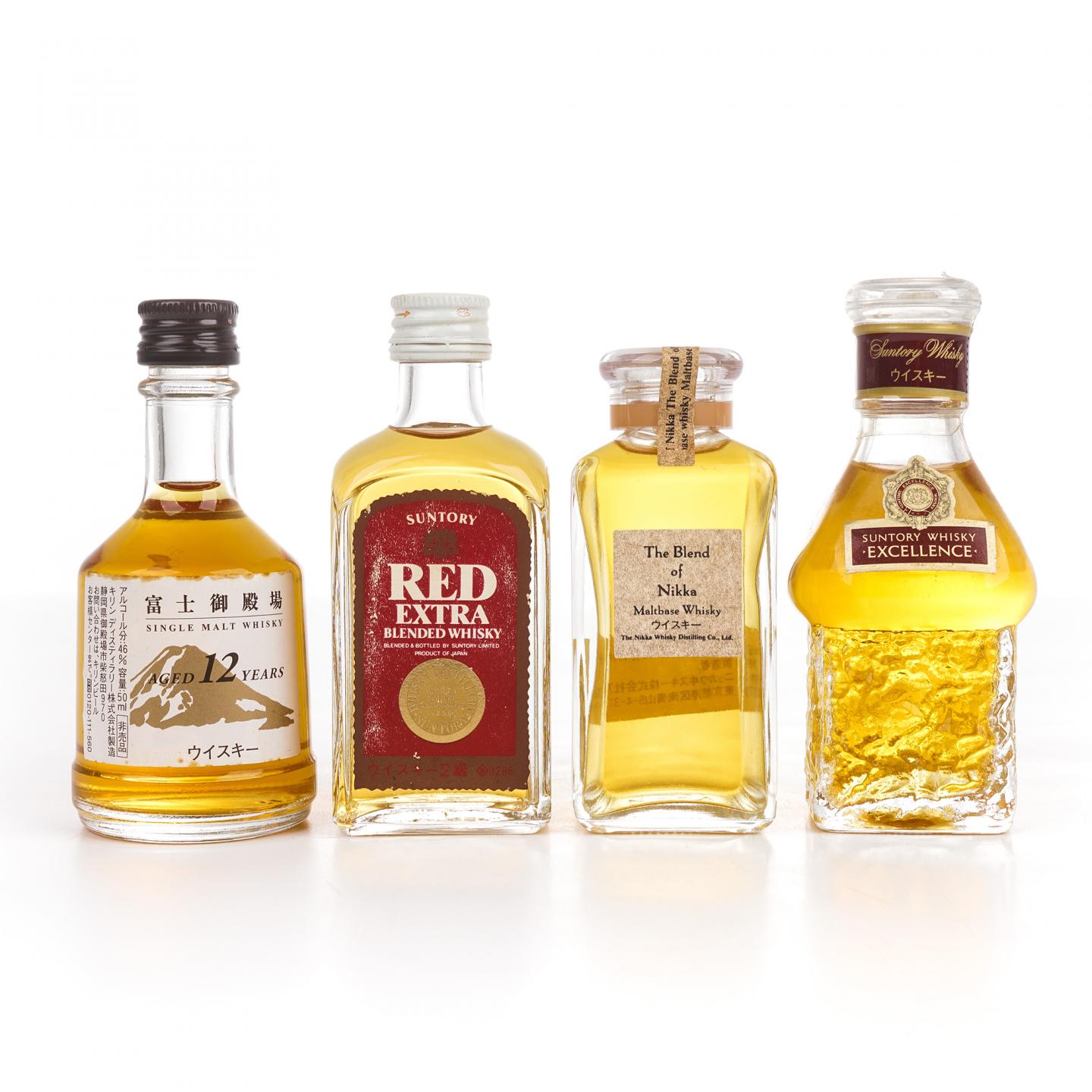 【酒版】三得利/Nikka/富士御殿场/户河内 8瓶组*50ml