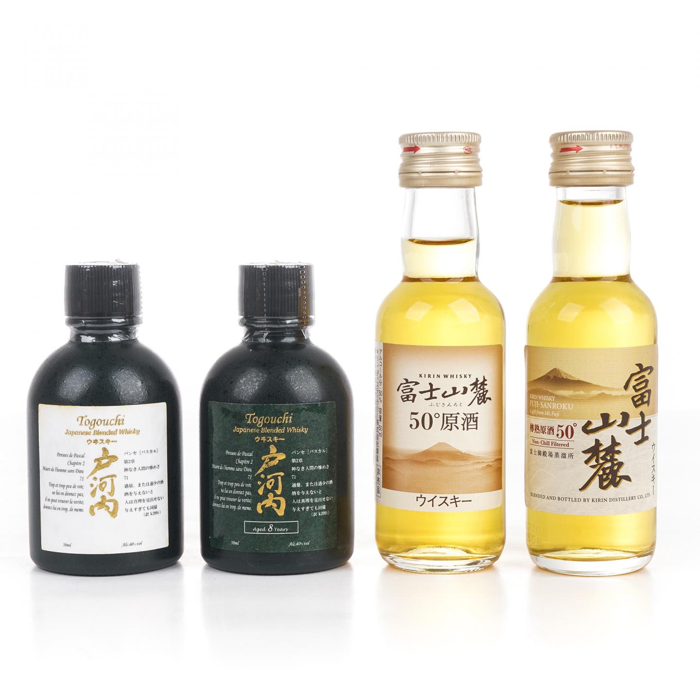 【酒版】三得利/Nikka/富士御殿场/户河内 8瓶组*50ml