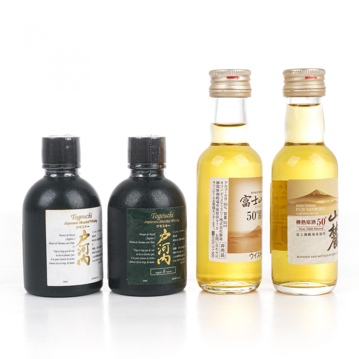 【酒版】三得利/Nikka/富士御殿场/户河内 8瓶组*50ml