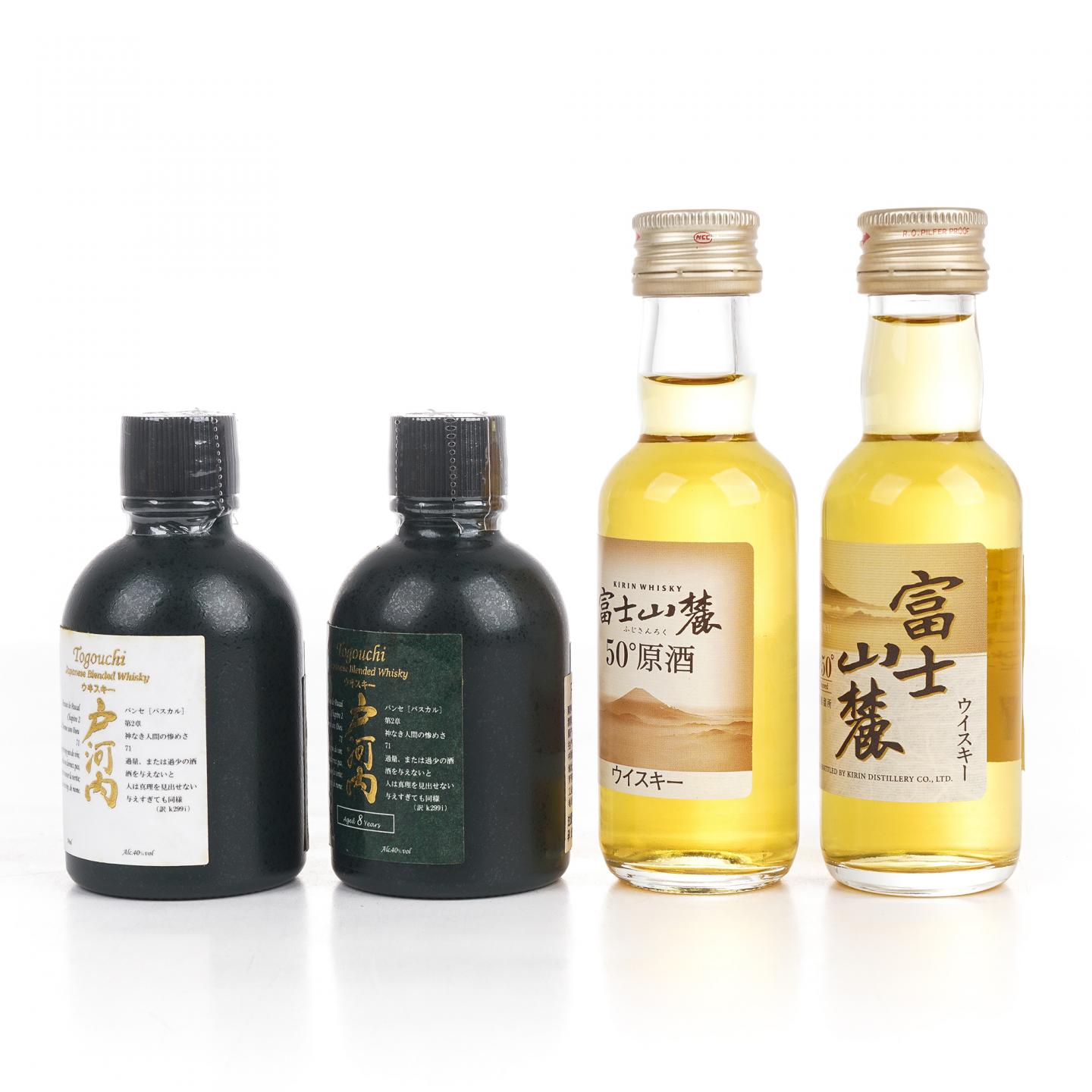 【酒版】三得利/Nikka/富士御殿场/户河内 8瓶组*50ml