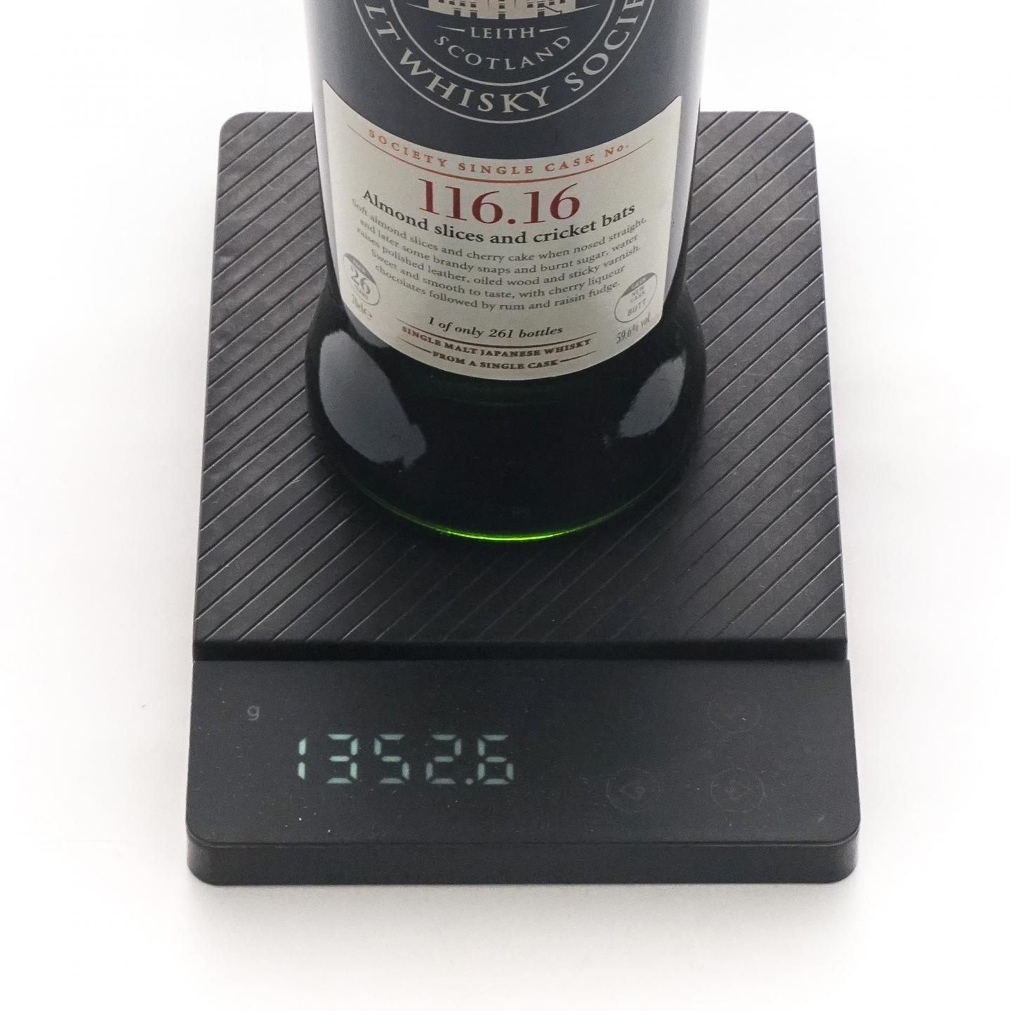 SMWS 116.16 余市 26年 1982-2009 Butt单桶