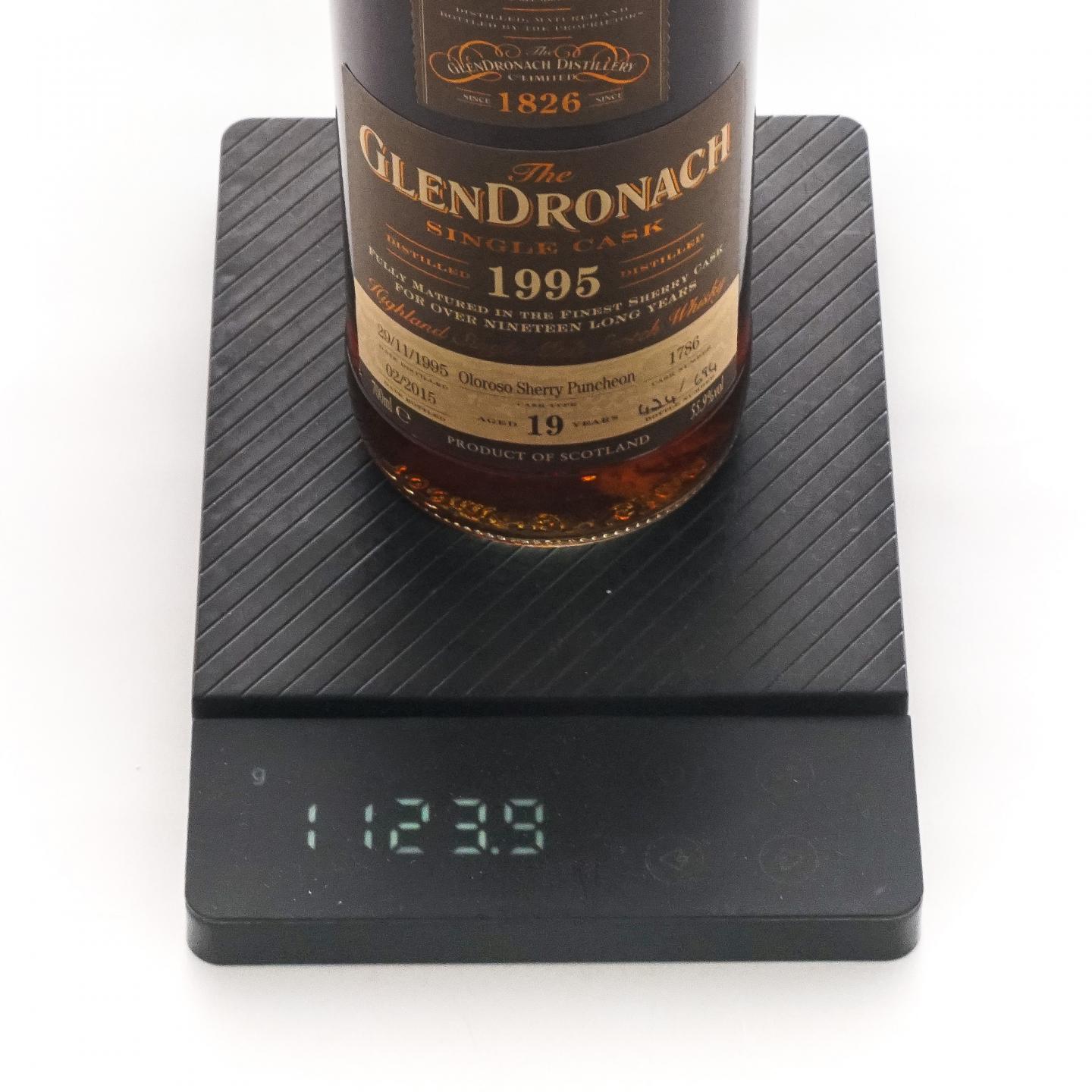 Glendronach 格兰多纳 19年 1995-2015 雪莉单桶#1786