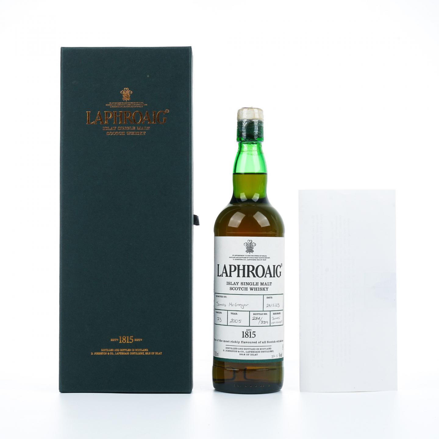 Laphroaig 拉弗格 2005-2023 手写标 单桶#73
