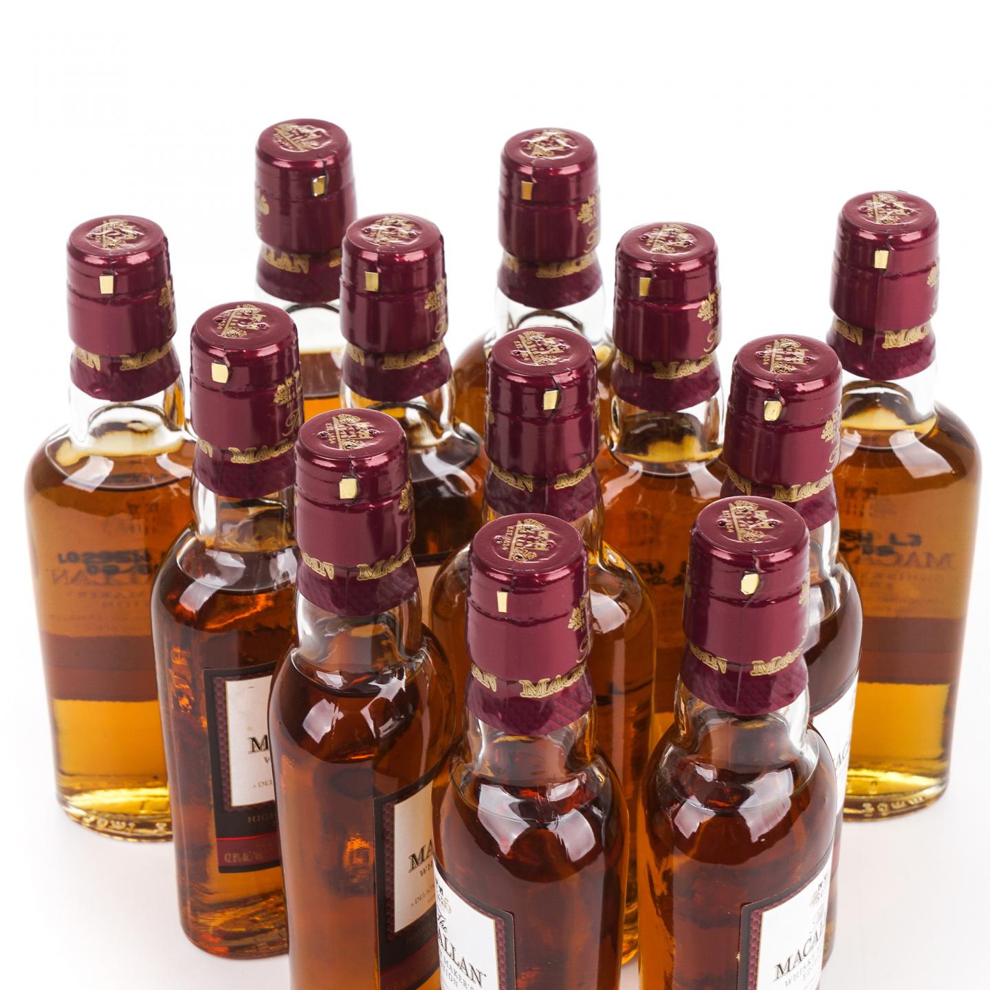 【酒版】Macallan 麦卡伦 1824系列 Whisky Maker's Edition 12瓶组*50ml