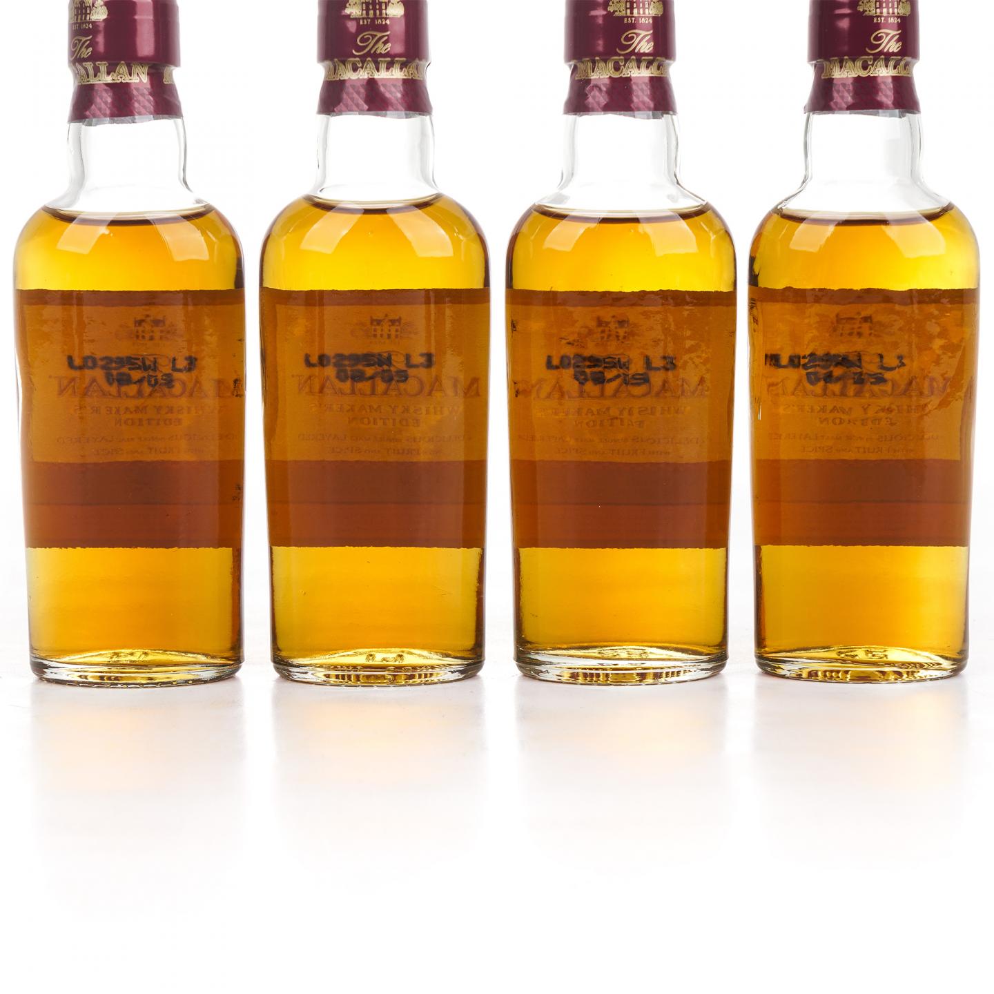 【酒版】Macallan 麦卡伦 1824系列 Whisky Maker's Edition 12瓶组*50ml