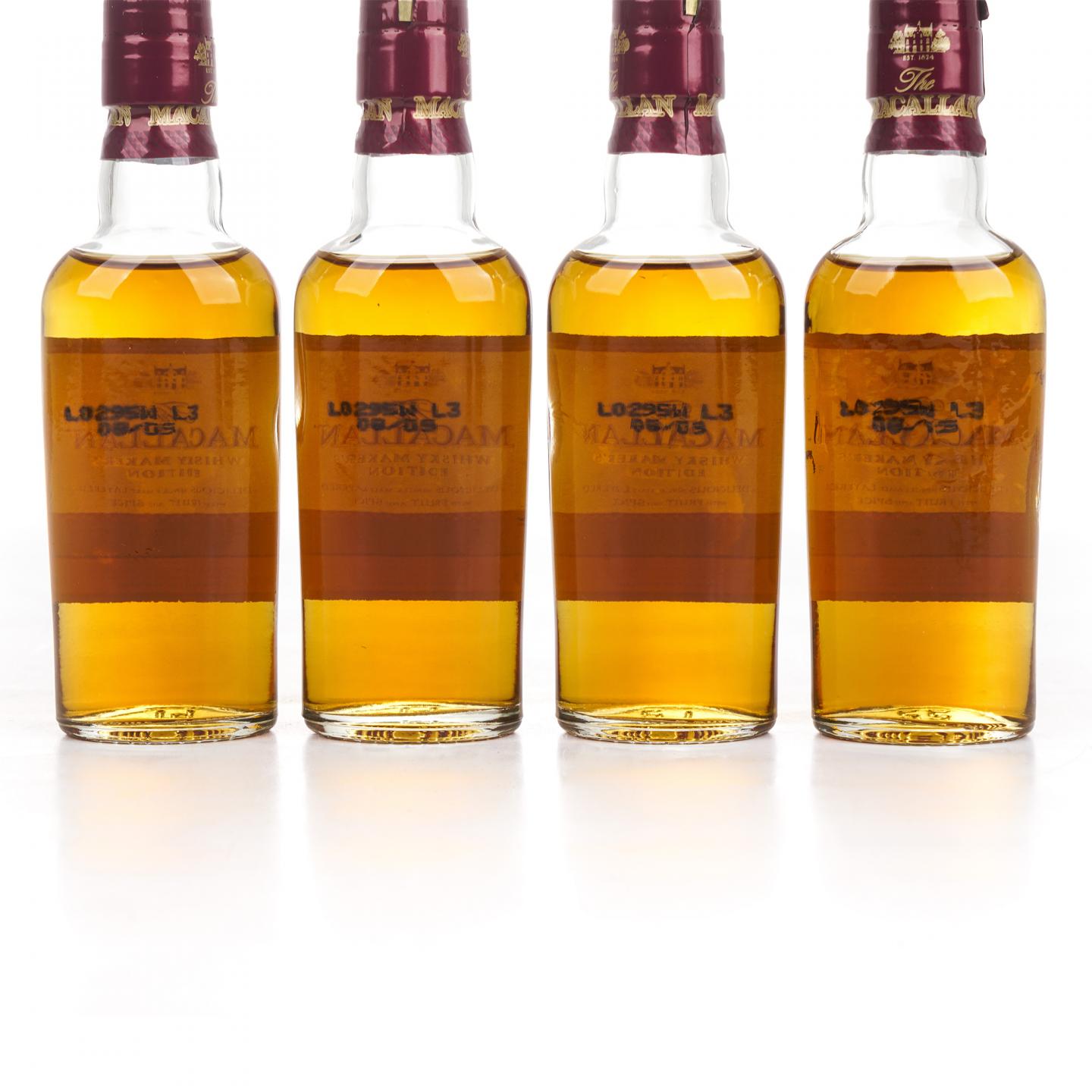 【酒版】Macallan 麦卡伦 1824系列 Whisky Maker's Edition 12瓶组*50ml