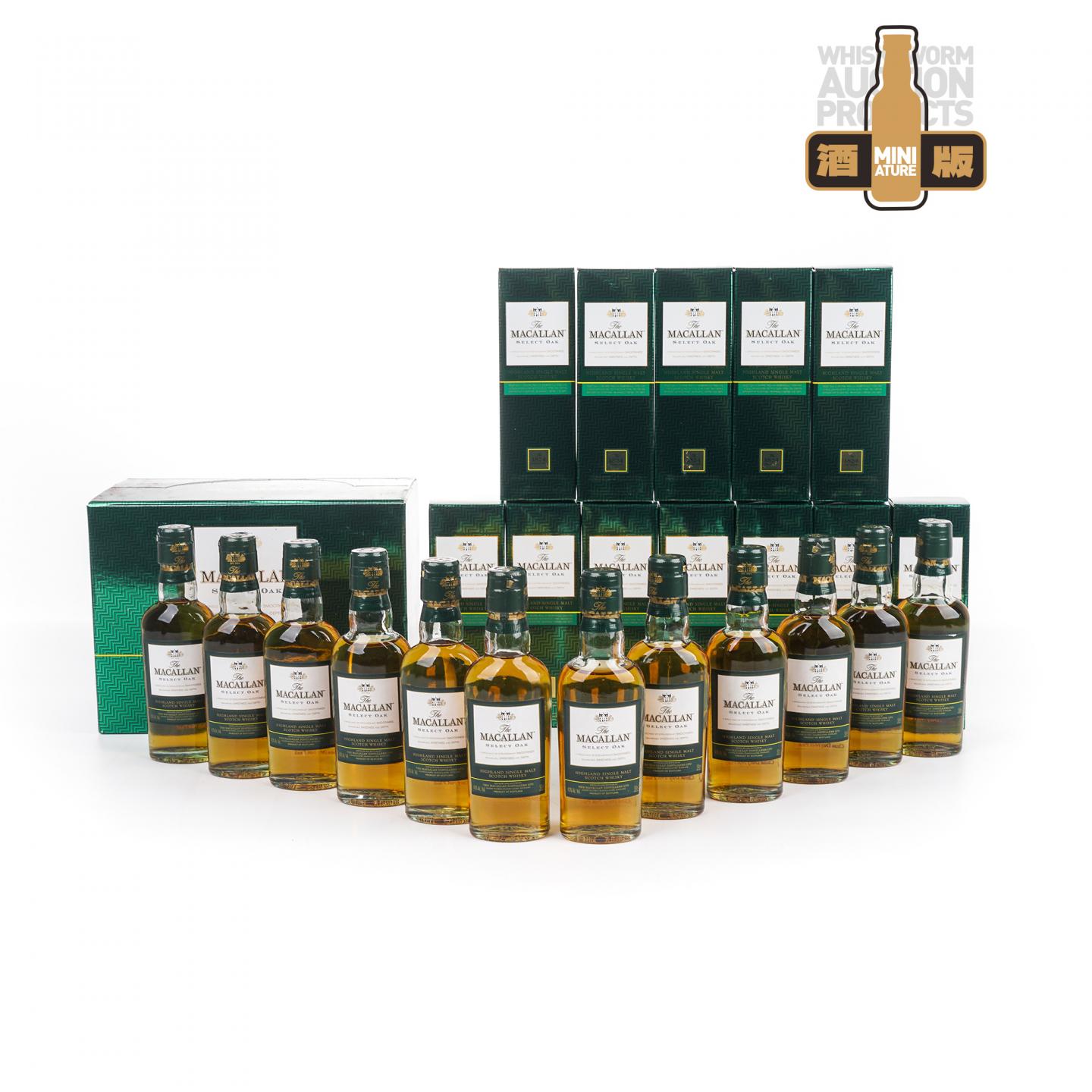 【酒版】Macallan 麦卡伦 1824系列 Select Oak 绿标 12瓶组*50ml