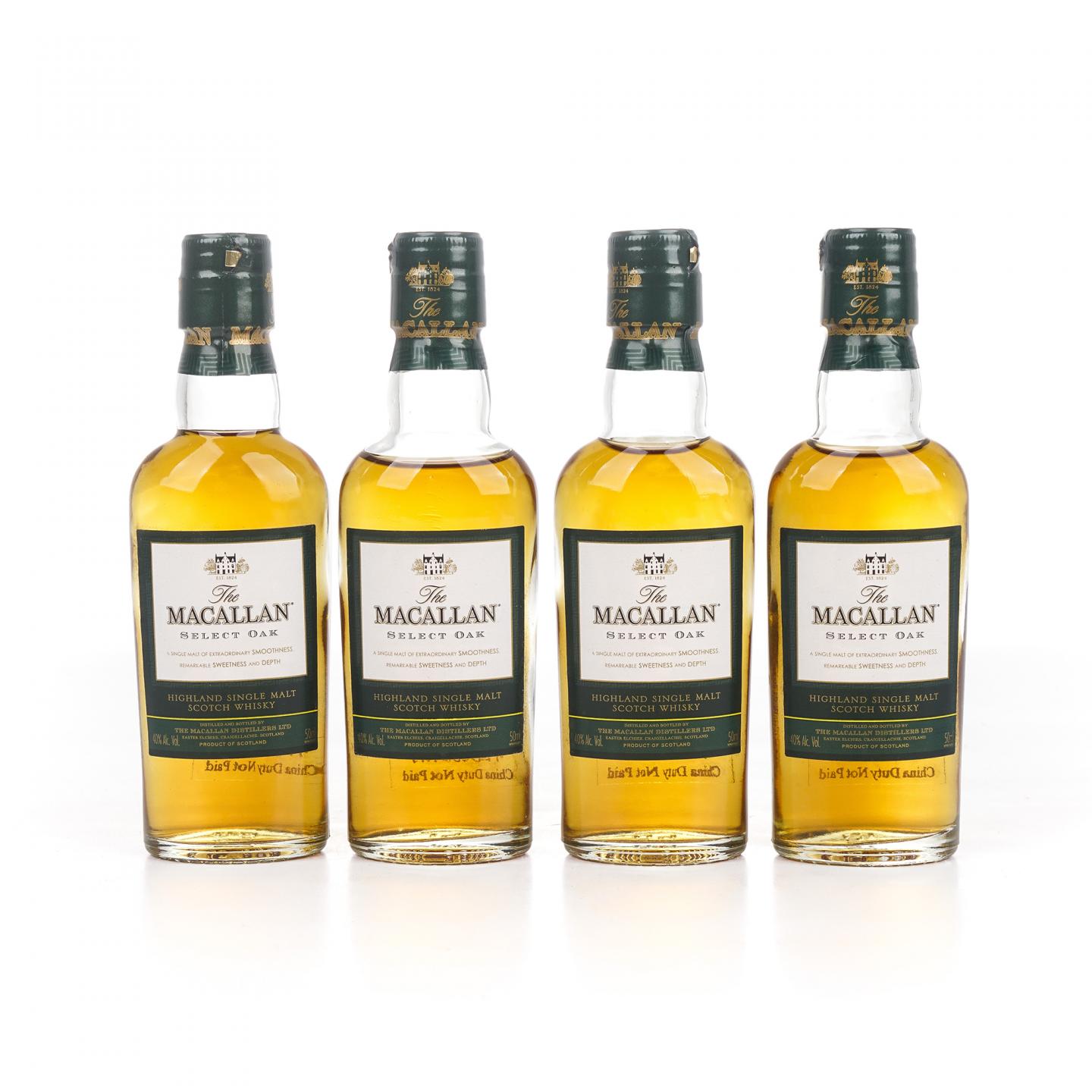 【酒版】Macallan 麦卡伦 1824系列 Select Oak 绿标 12瓶组*50ml