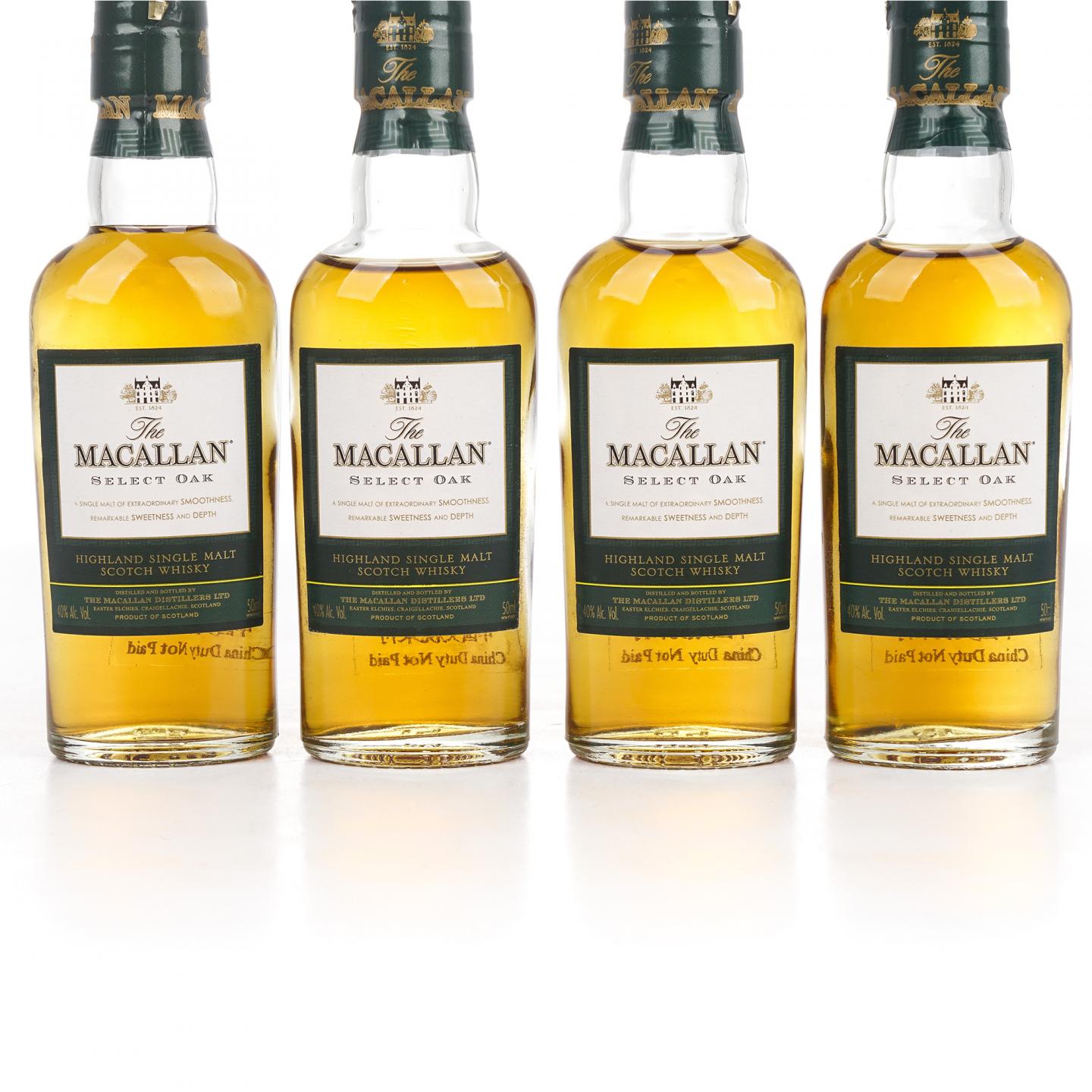【酒版】Macallan 麦卡伦 1824系列 Select Oak 绿标 12瓶组*50ml