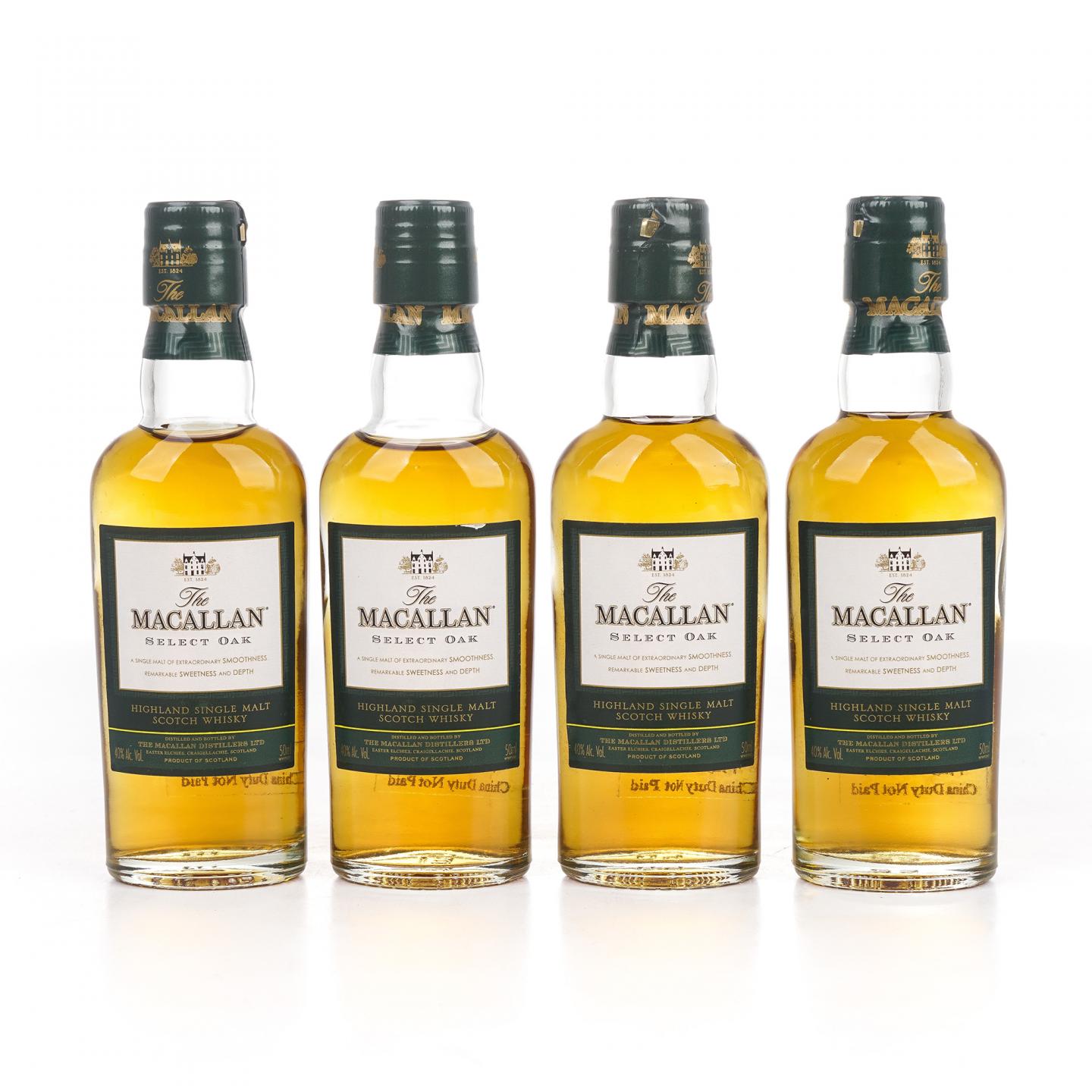【酒版】Macallan 麦卡伦 1824系列 Select Oak 绿标 12瓶组*50ml