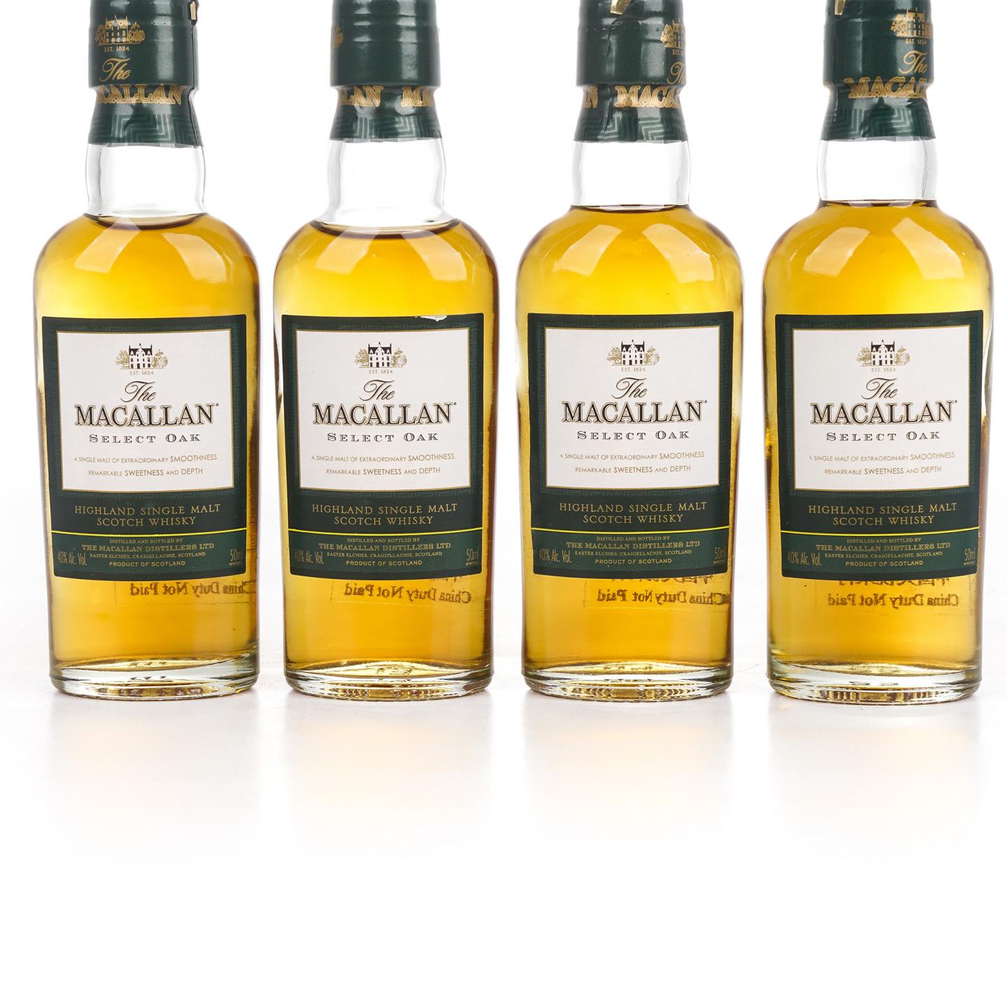 【酒版】Macallan 麦卡伦 1824系列 Select Oak 绿标 12瓶组*50ml