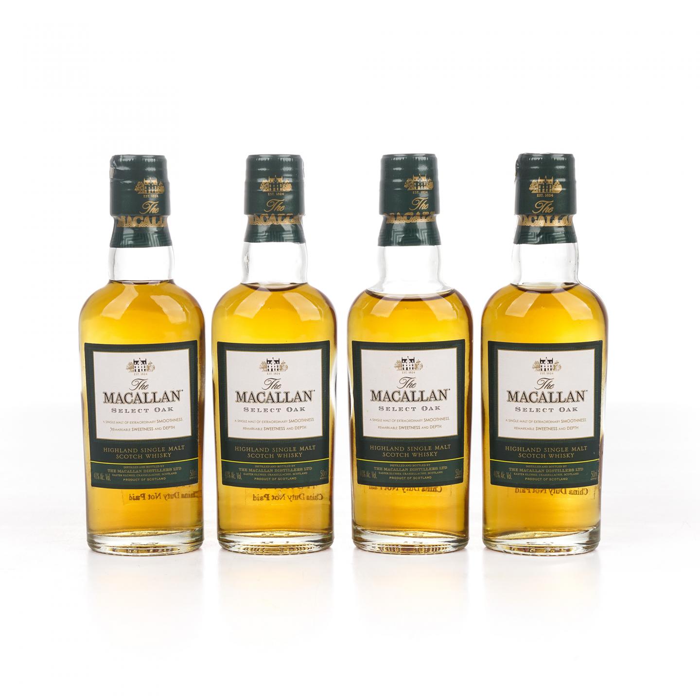 【酒版】Macallan 麦卡伦 1824系列 Select Oak 绿标 12瓶组*50ml