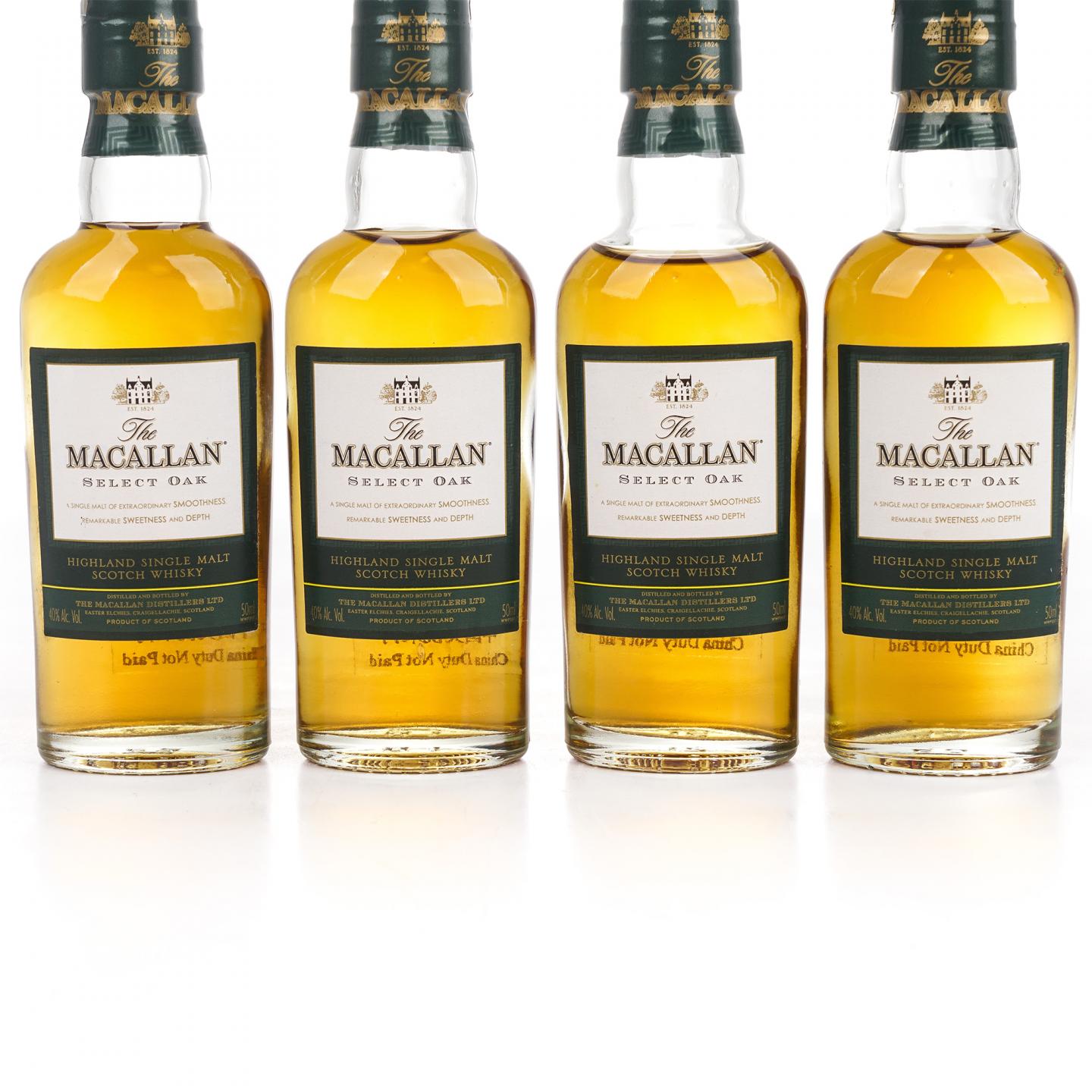 【酒版】Macallan 麦卡伦 1824系列 Select Oak 绿标 12瓶组*50ml