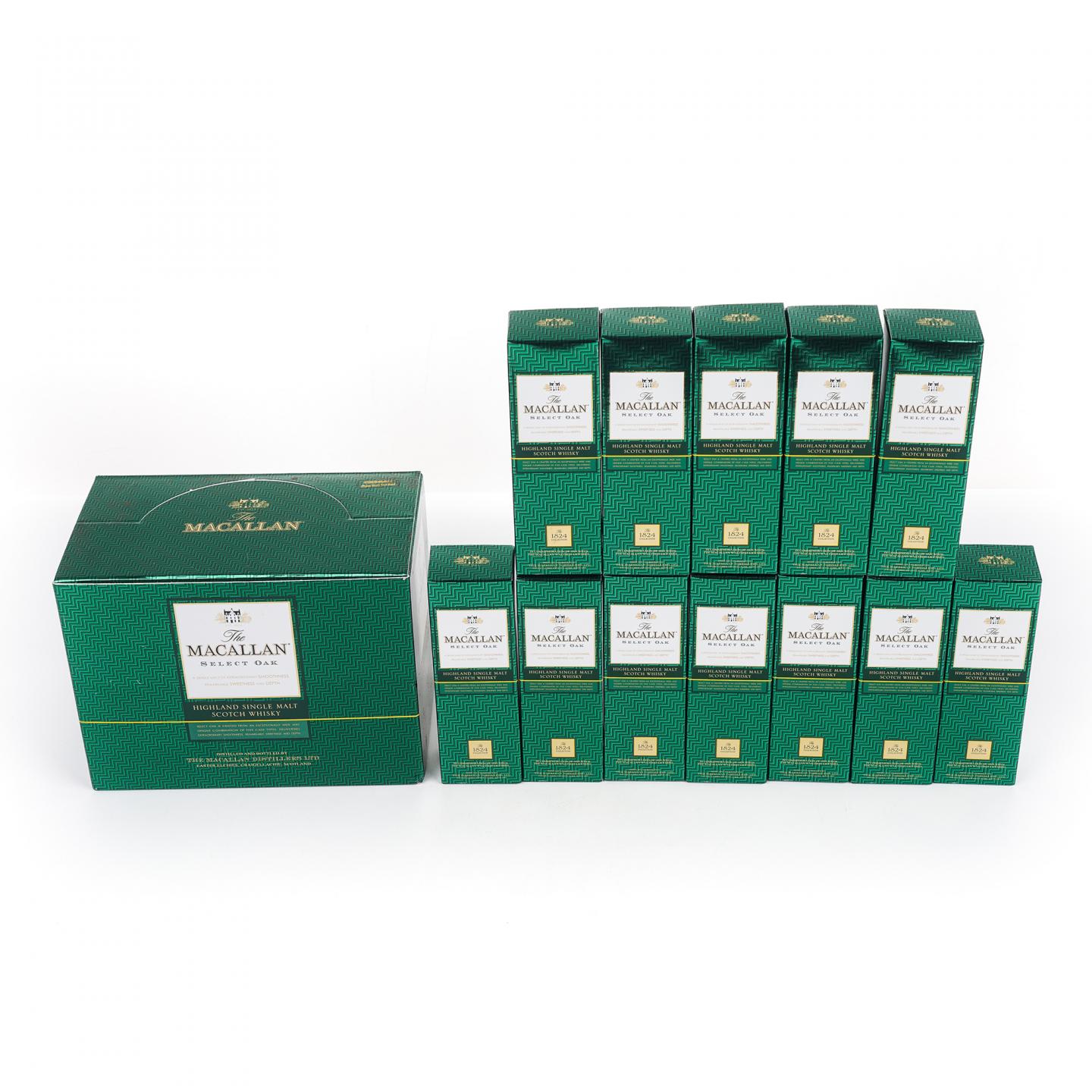 【酒版】Macallan 麦卡伦 1824系列 Select Oak 绿标 12瓶组*50ml