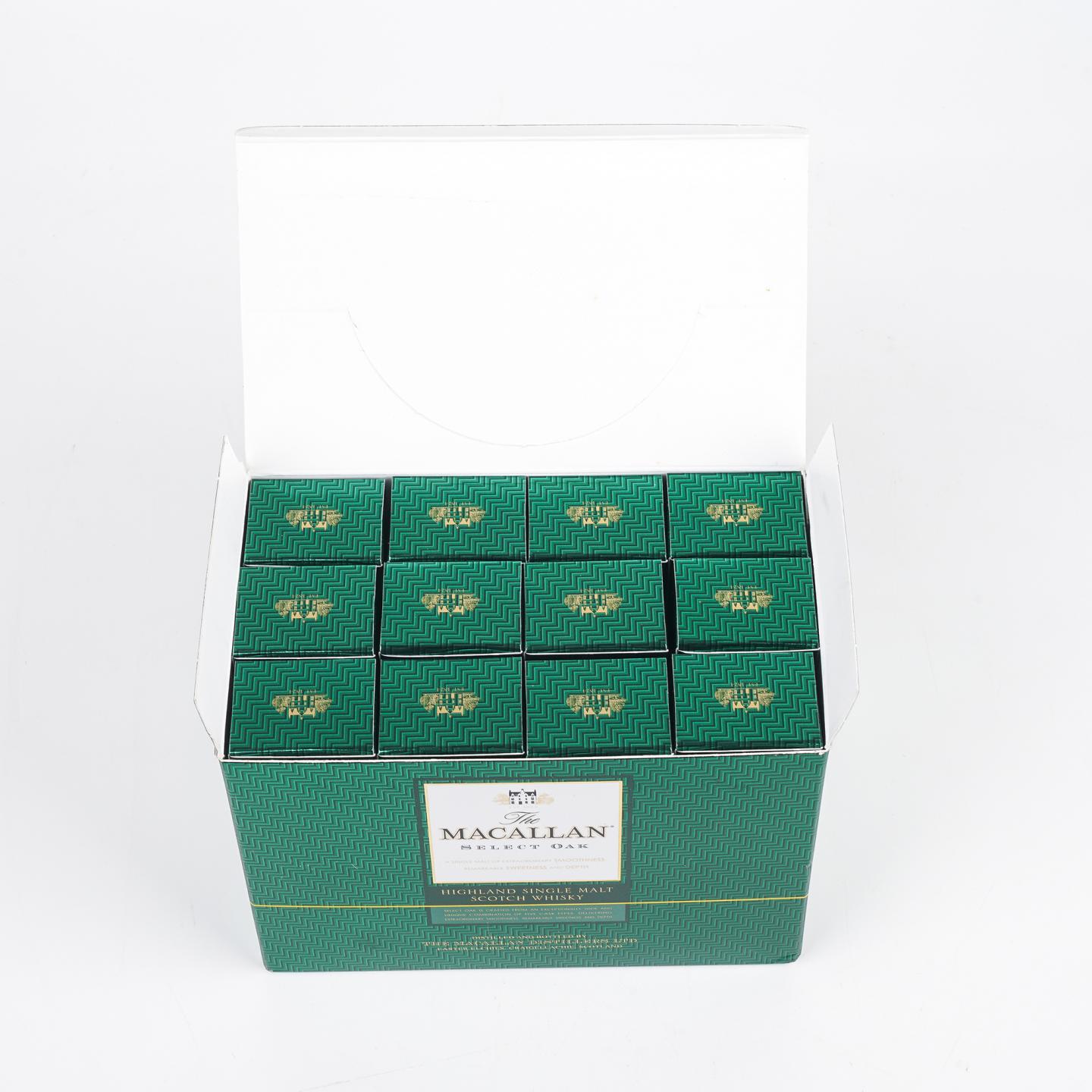 【酒版】Macallan 麦卡伦 1824系列 Select Oak 绿标 12瓶组*50ml