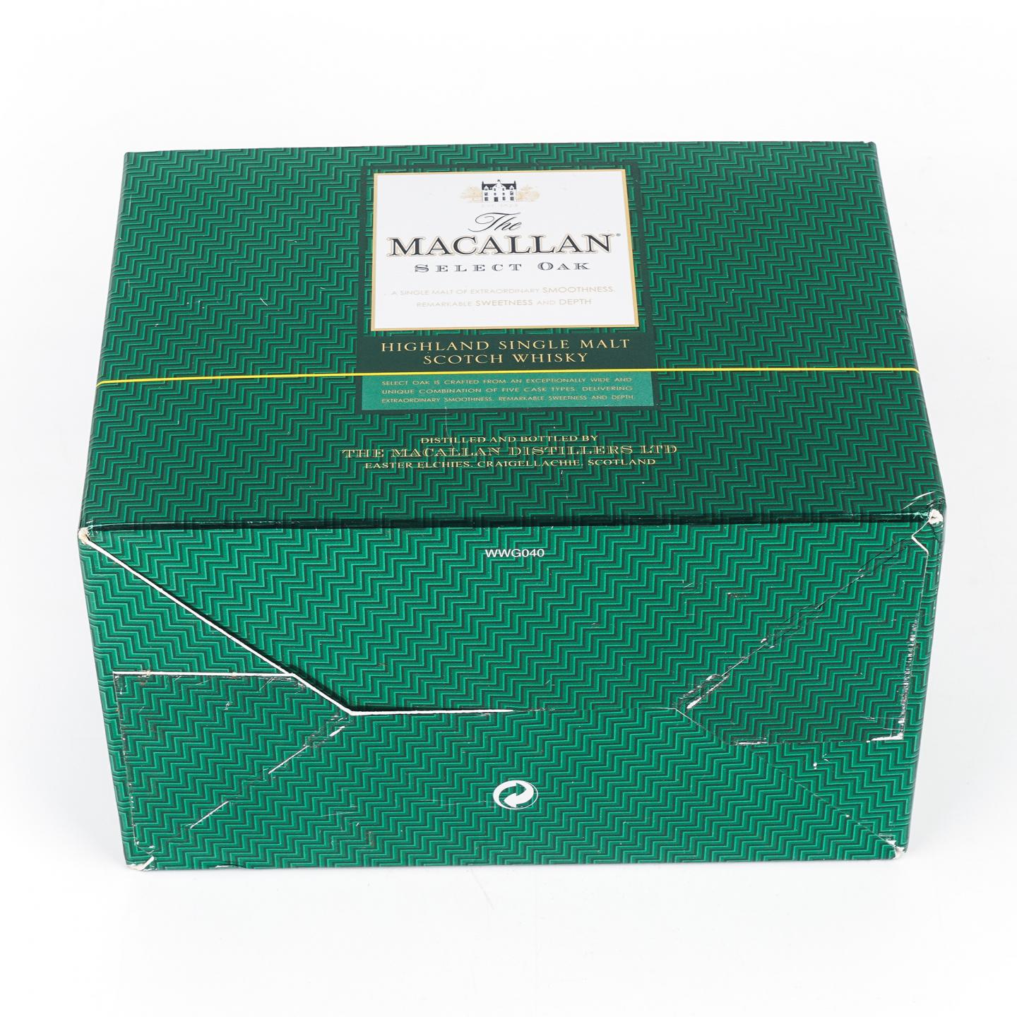 【酒版】Macallan 麦卡伦 1824系列 Select Oak 绿标 12瓶组*50ml
